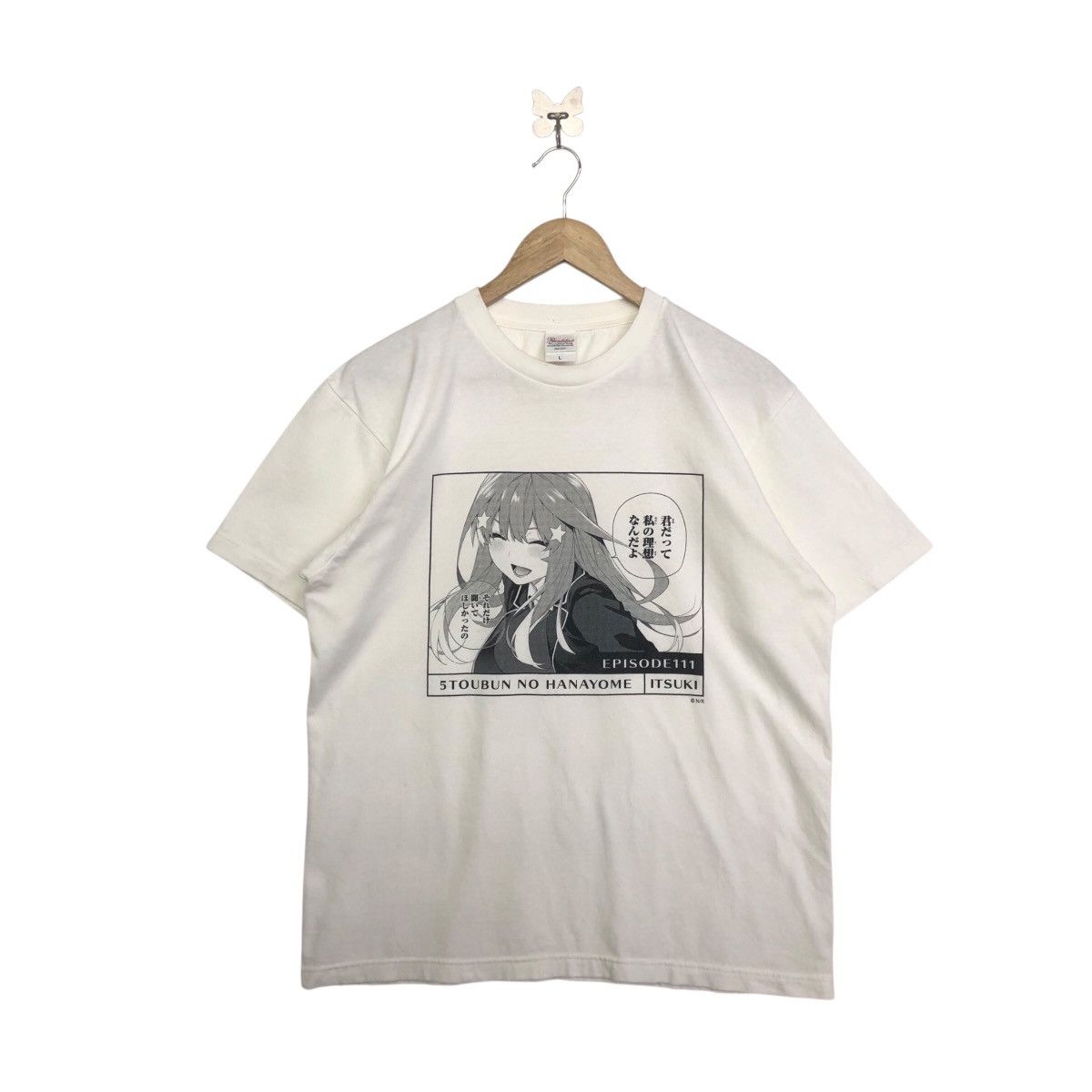 Anime GOTOUBUN NO HANAYOME ITSUKI ANIME GRAPHIC TSHIRT Size US L / EU 52-54 / 3 - 1 Thumbnail