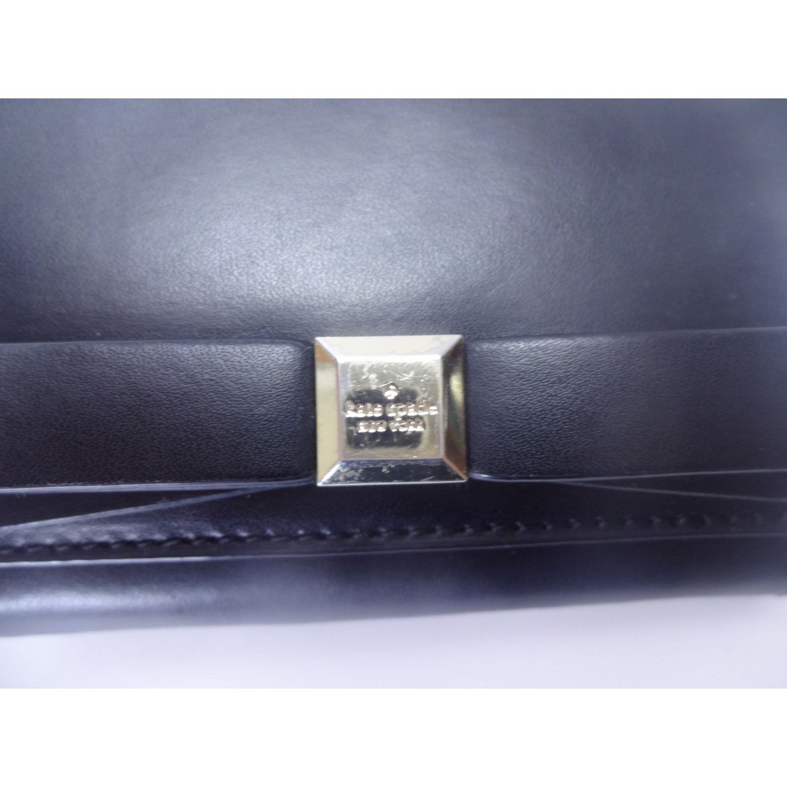 Kate Spade Kate Spade Black Sleek Leather Keychain Wallet Snap Closure Size ONE SIZE - 2 Thumbnail