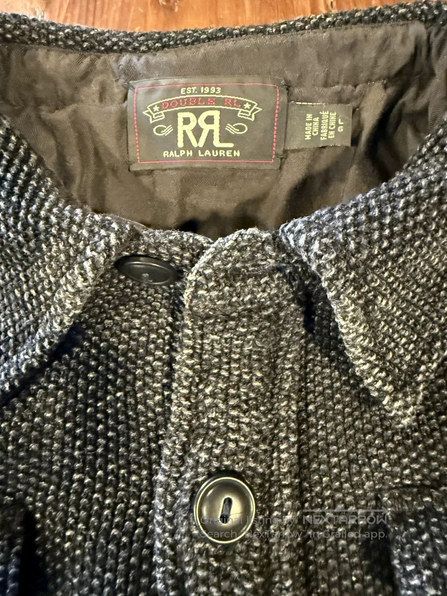 RRL Ralph Lauren RRL Ralph Lauren Gray T Jacket L. Size US L / EU 52-54 / 3 - 3 Thumbnail