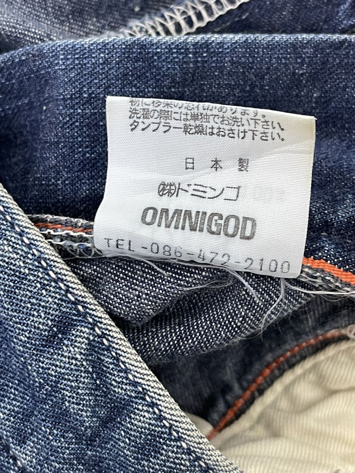 OMNIGOD Carpenter Jeans Omnigod Japan Distress Faded Regular 7🟦3 Size US 34 / EU 50 - 21 Thumbnail