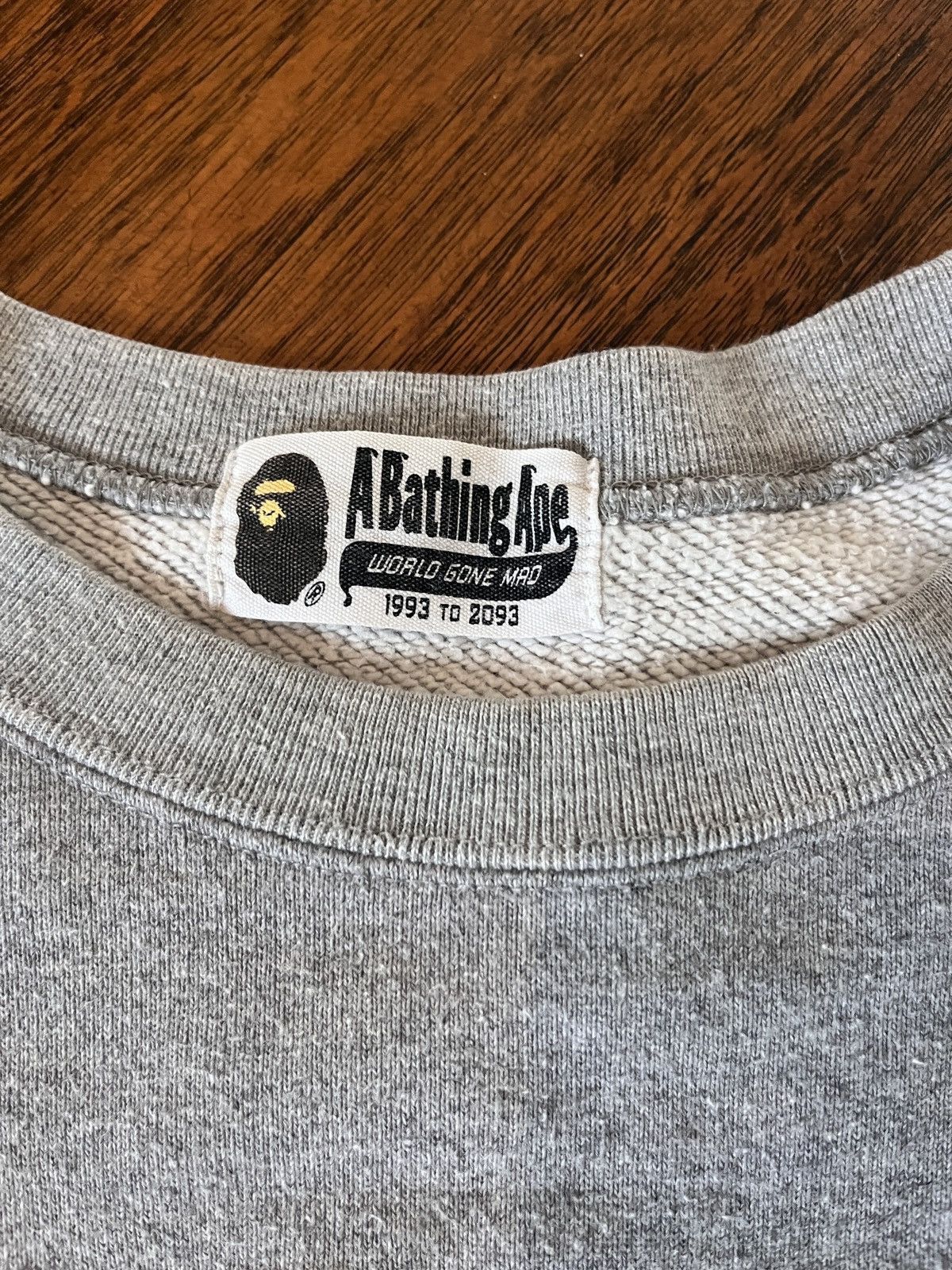 Bape Bape red camo, grey crewneck sweatshirt Size US M / EU 48-50 / 2 - 2 Thumbnail