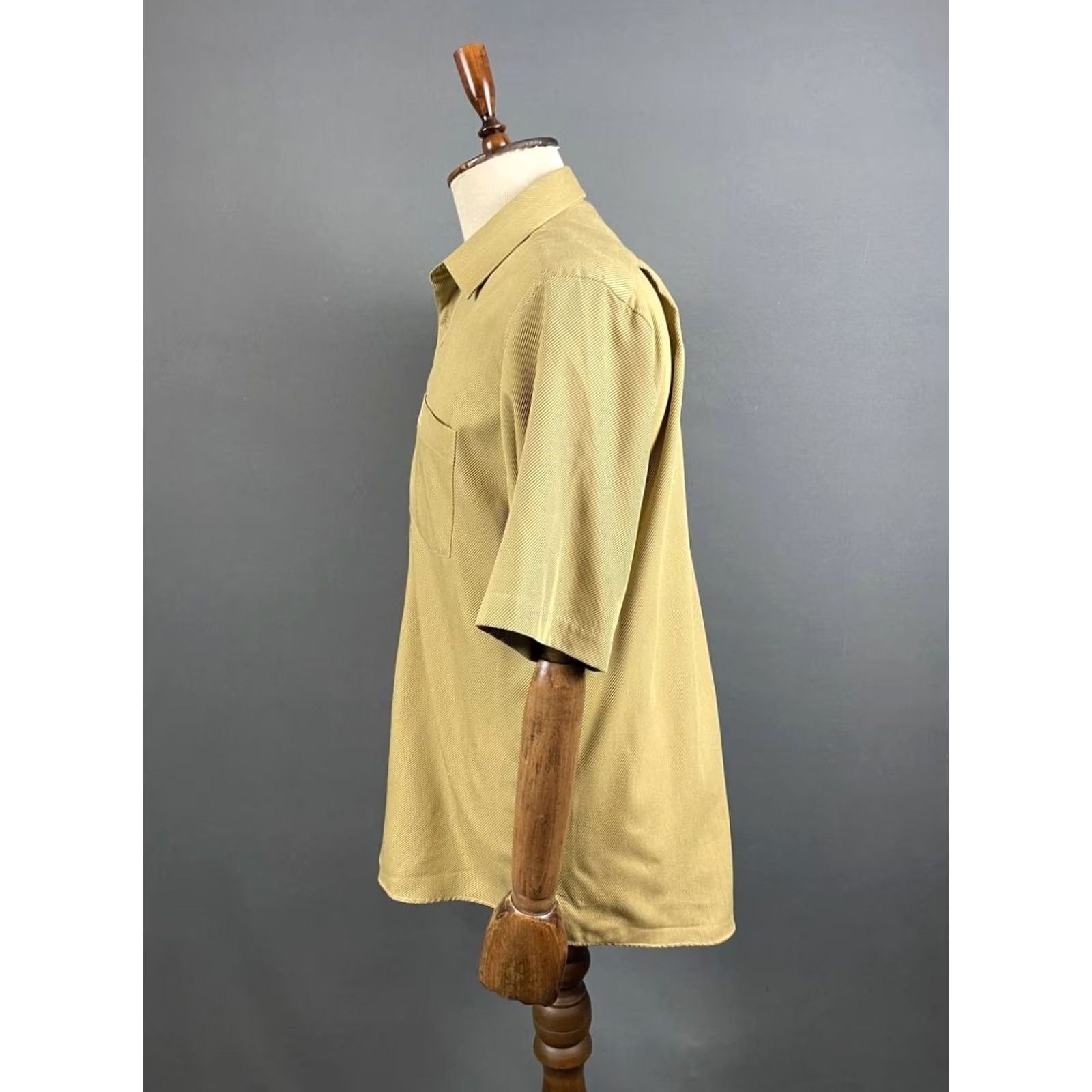 Valentino Valentino Shirt Mens 16 Brown Chemises Casual Size Cotton Short Sleeve Button Size US L / EU 52-54 / 3 - 6 Thumbnail