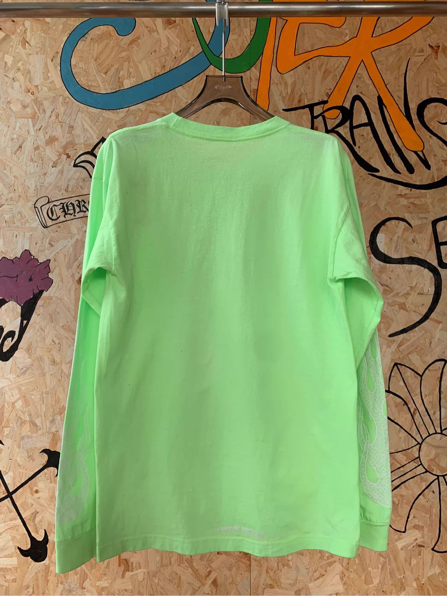 Chrome Hearts Chrome Hearts Green Flame Long-Sleeve Base L Size US L / EU 52-54 / 3 - 7 Thumbnail