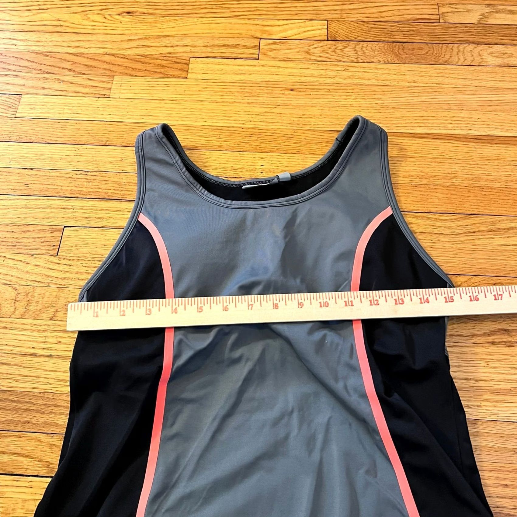 Athleta Athleta Tankini Top Welded Gray Black Womens L Swim Size L / US 10 / IT 46 - 7 Thumbnail
