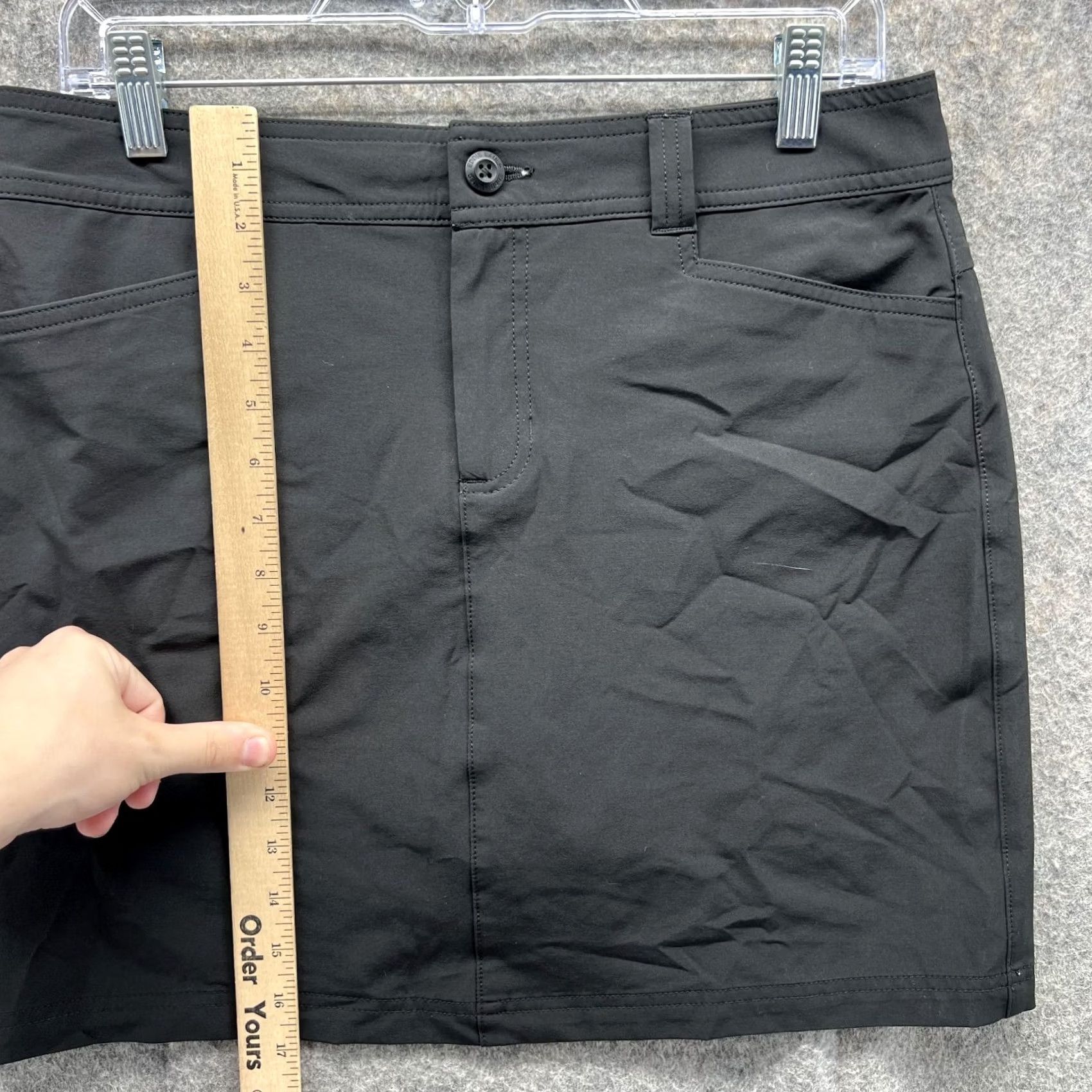 Eddie Bauer Eddie Bauer Skirt Women 6 Skort Black Casual Polyester Spandex Pockets Summer Spring Mens? Size 28" / US 6 / IT 42 - 5 Thumbnail