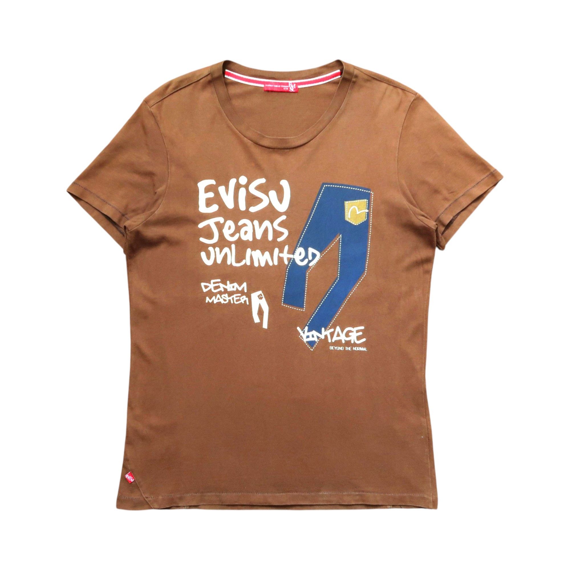 Evisu 90s Evisu Denim Master Jeans Unlimited Faded Tee Size US M / EU 48-50 / 2 - 1 Thumbnail
