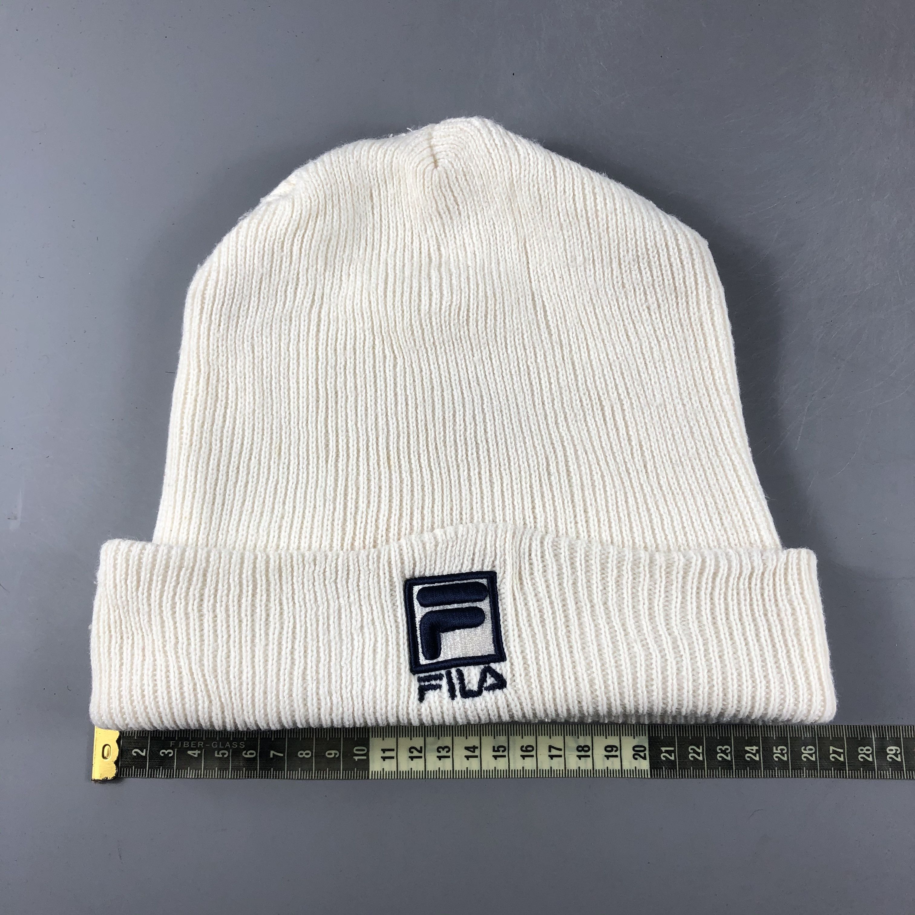 Fila × Vintage Fila Basic Beanie Snow Hat Snow Cap -D335 Size ONE SIZE - 4 Thumbnail