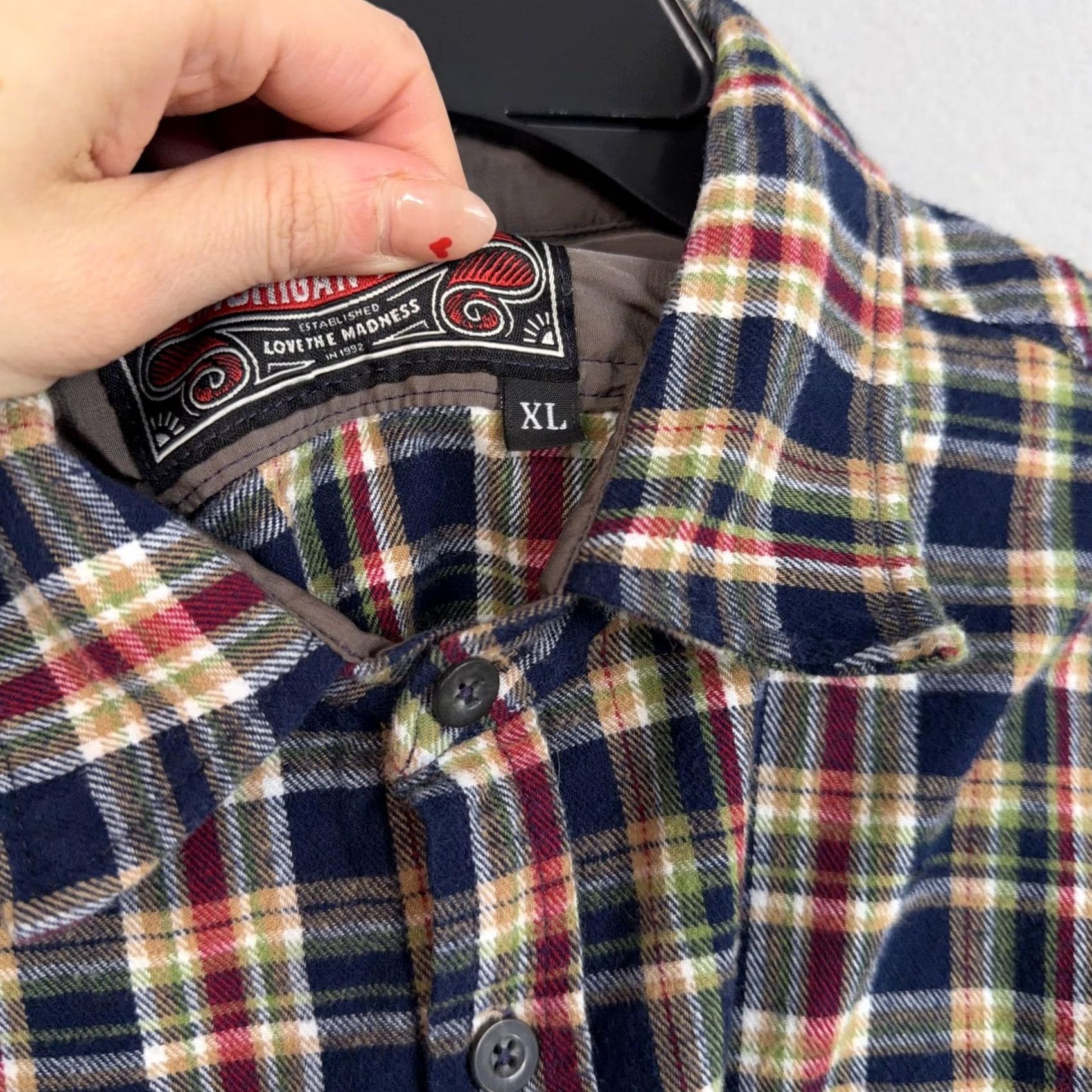Vintage Moosejaw Shirt Mens XL Blue Plaid Flannel Button-Up Casual Workwear Outdoors Size US XL / EU 56 / 4 - 6 Thumbnail