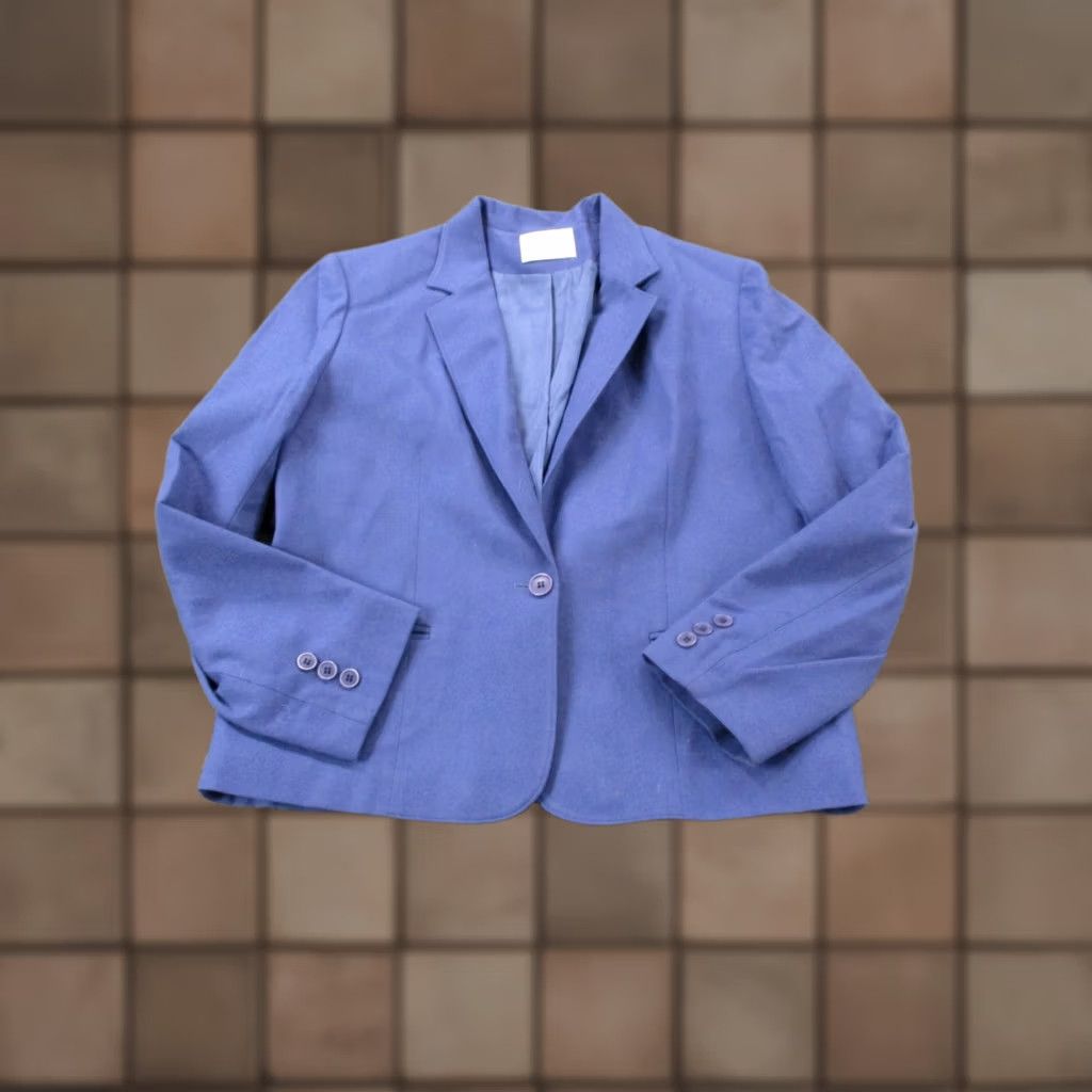 Pendleton Pendleton Jacket Womens 14 Blue Virgin Wool Sports Coat Blazer Woolen Mills USA Size XL / US 12-14 / IT 48-50 - 1 Thumbnail