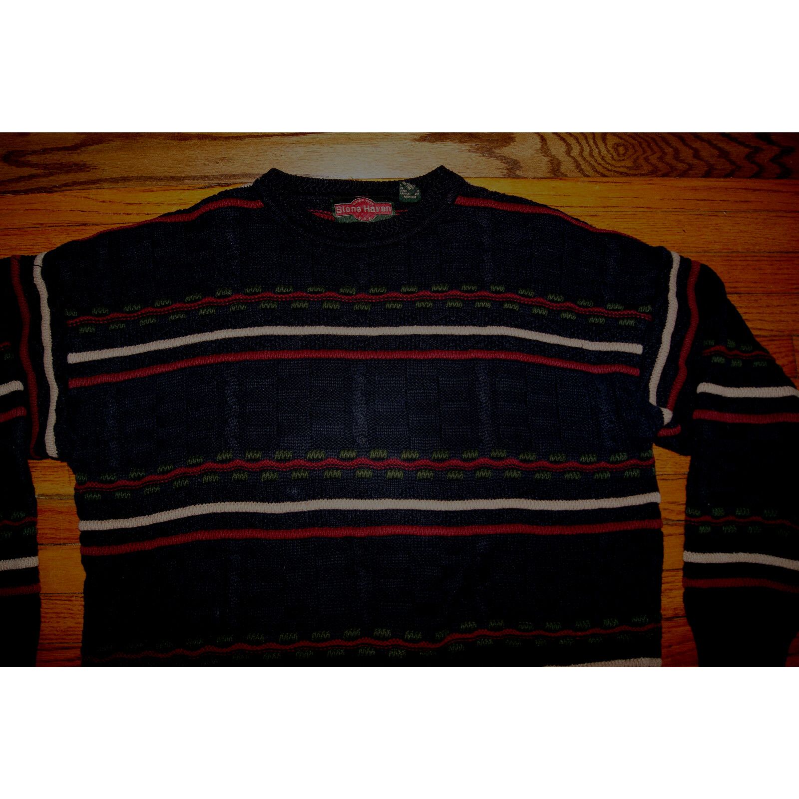 Other VTG Stone Haven Sweater Mens L Ramie Cotton Grandpa Grunge Size US L / EU 52-54 / 3 - 3 Thumbnail