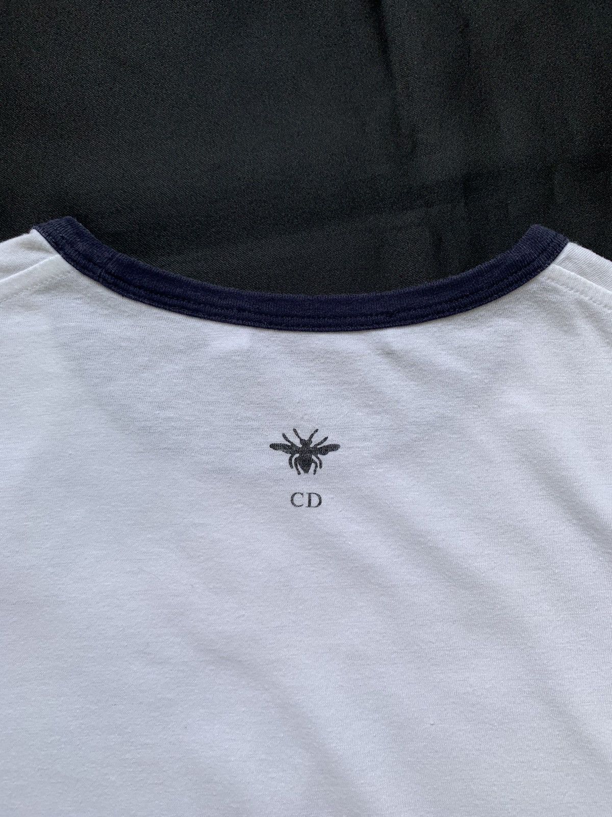 Dior 2022 Christian Dior "Lucky Dior" Ringer White Shirt Size L / US 10 / IT 46 - 10 Thumbnail