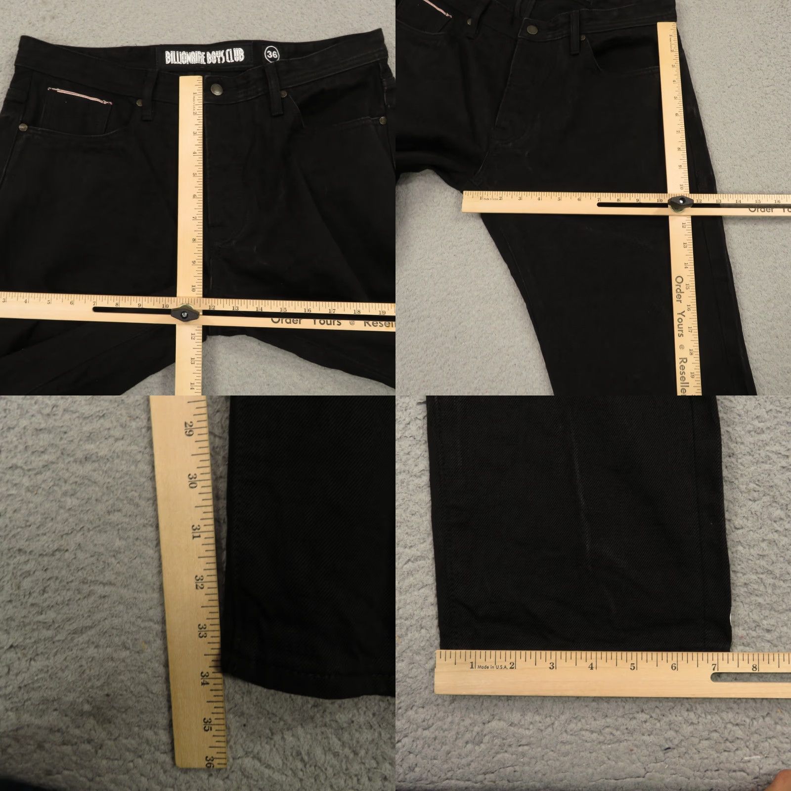 Billionaire Boys Club Billionaire Boys Club Jeans 36 Selvedge Streetwear Denim Astronaut BBC Ice Cream Mens Size US 36 / EU 52 - 10 Thumbnail