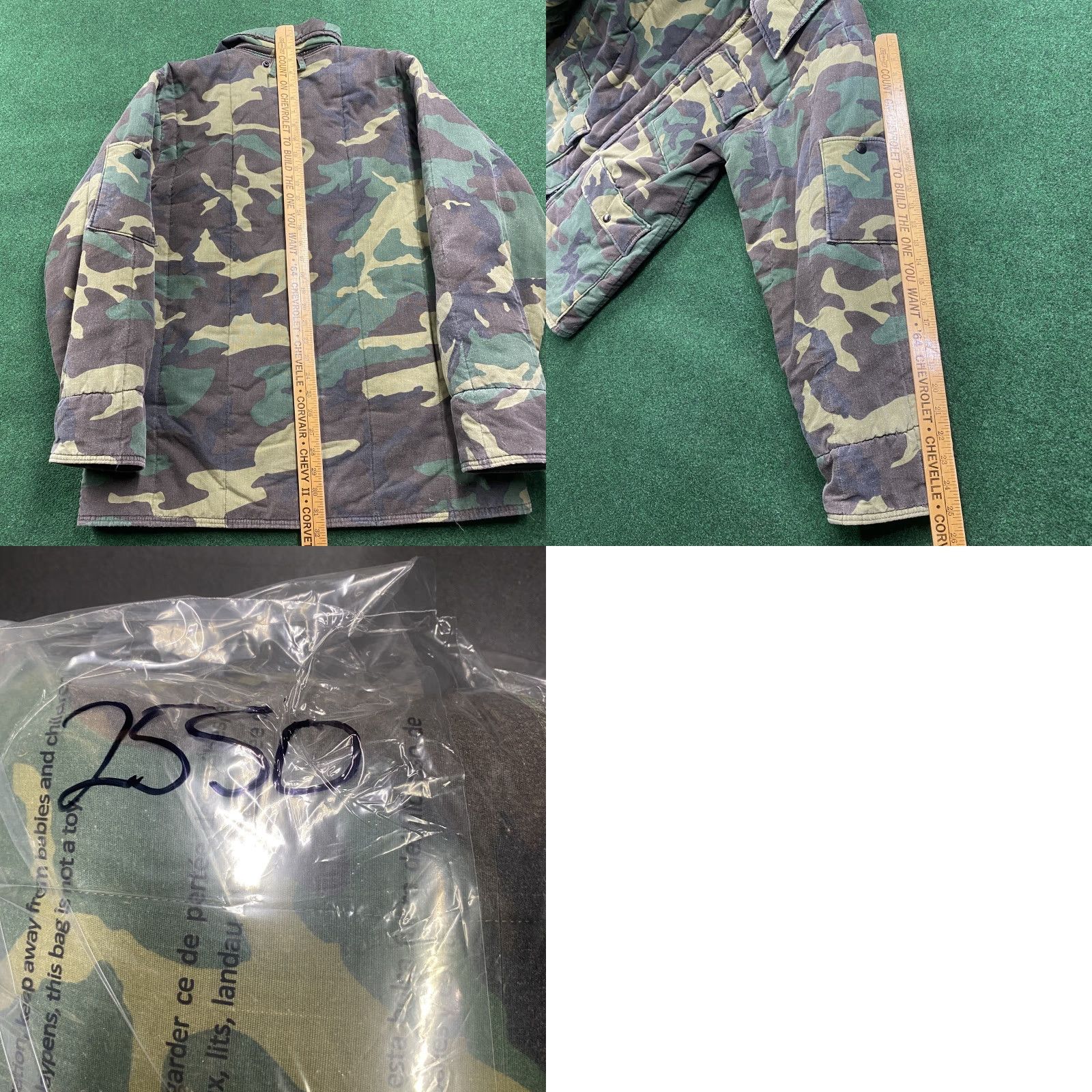 SafTbak VINTAGE SafTbak Jacket Camouflage 3-in-1 Insulated Lined Zip 80s Army Outdoor Hunting Coat Mens L Brown Size US L / EU 52-54 / 3 - 8 Thumbnail