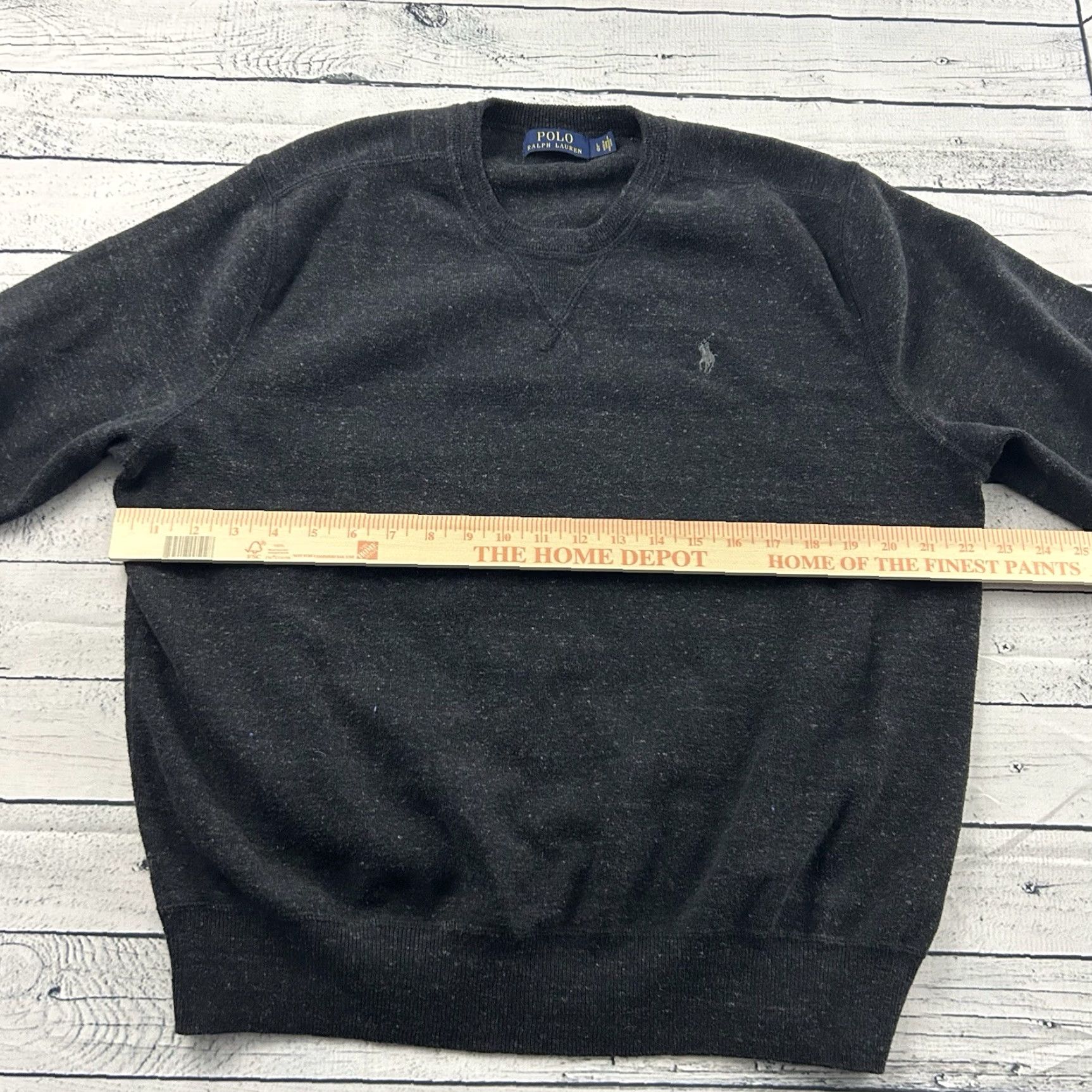 Ralph Lauren Polo Ralph Lauren Pullover Crewneck Sweater Men's L Dark Gray Size US L / EU 52-54 / 3 - 5 Thumbnail