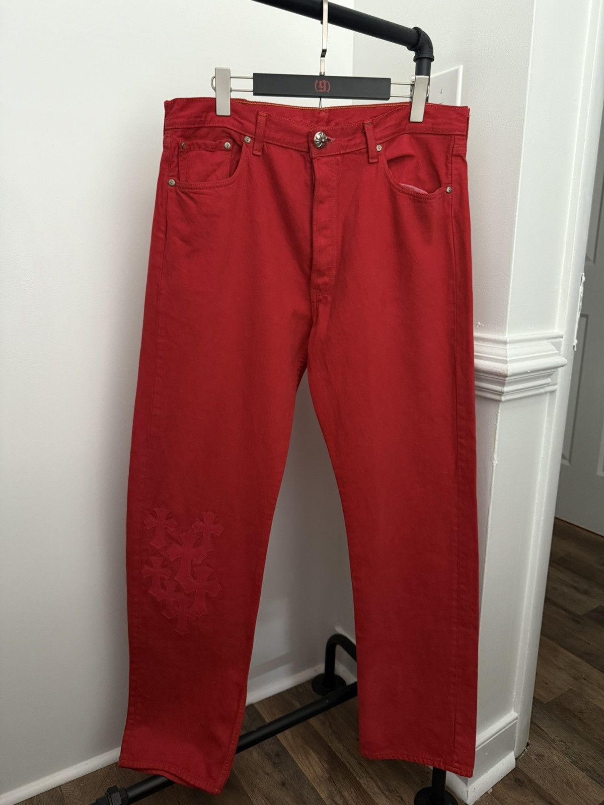 Chrome Hearts Chrome Hearts Pairs Exclusive Jeans Size US 36 / EU 52 - 1 Thumbnail
