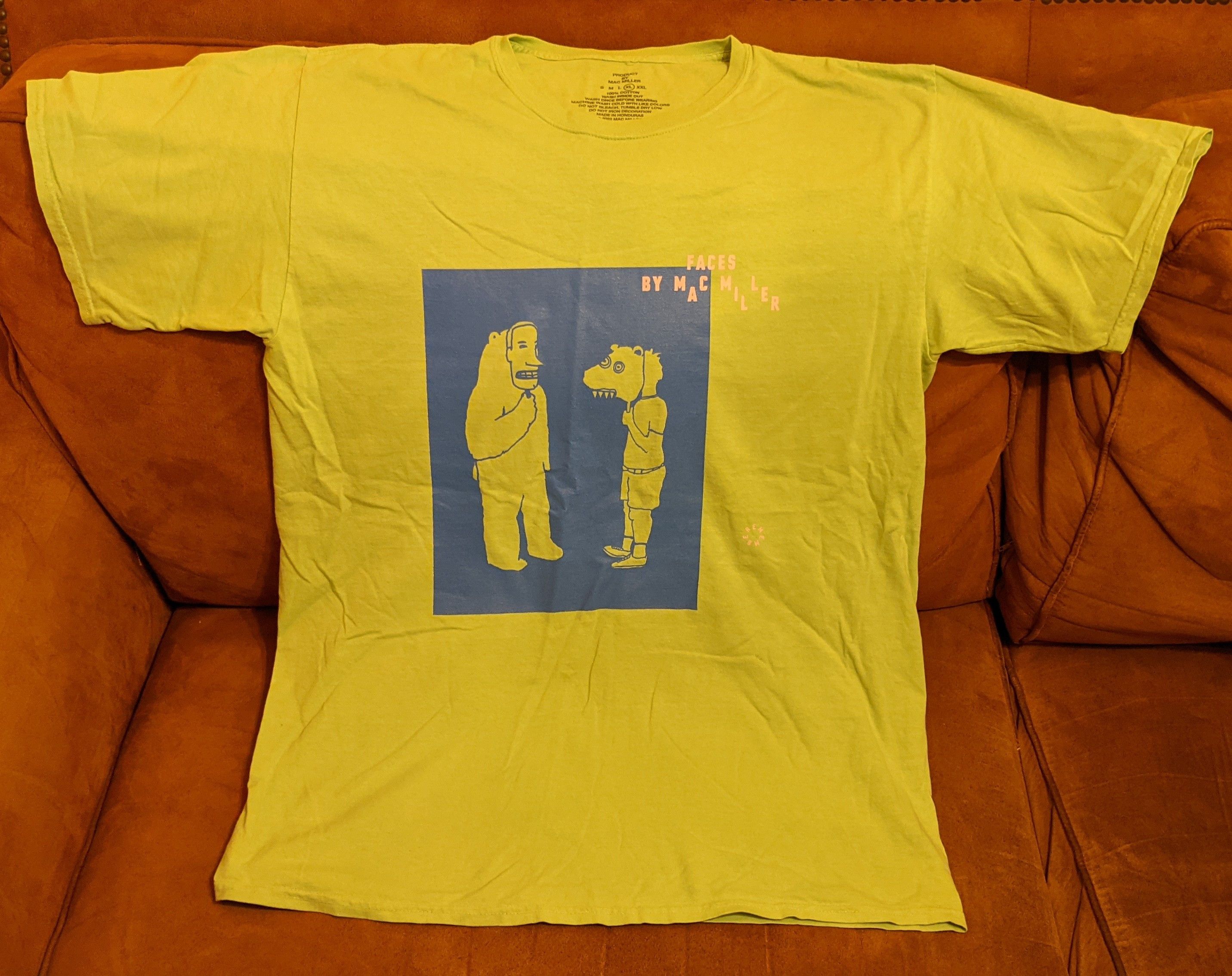 Mac Miller Mac Miller Faces Boy And Bear T-Shirt Size US XL / EU 56 / 4 - 1 Thumbnail