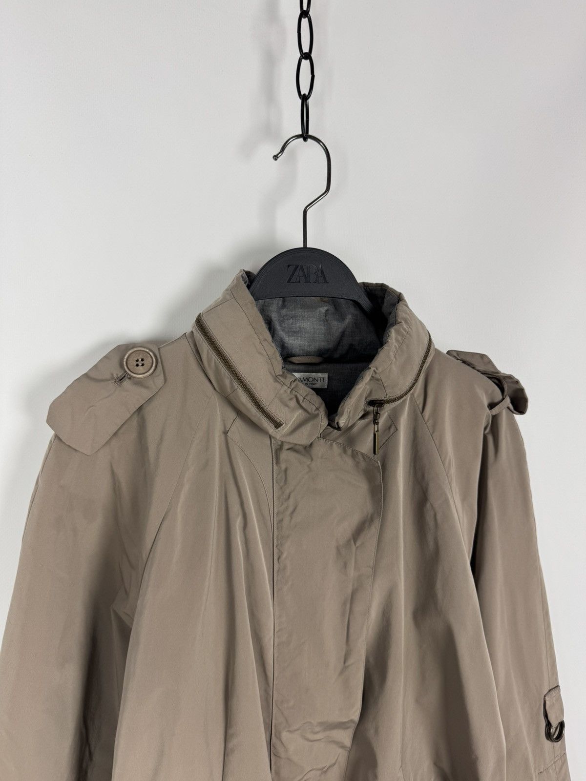 Brunello Cucinelli Rivamonti by Brunello Cucinelli Woman’s Trench Coat Jacket Size XL / US 12-14 / IT 48-50 - 5 Thumbnail