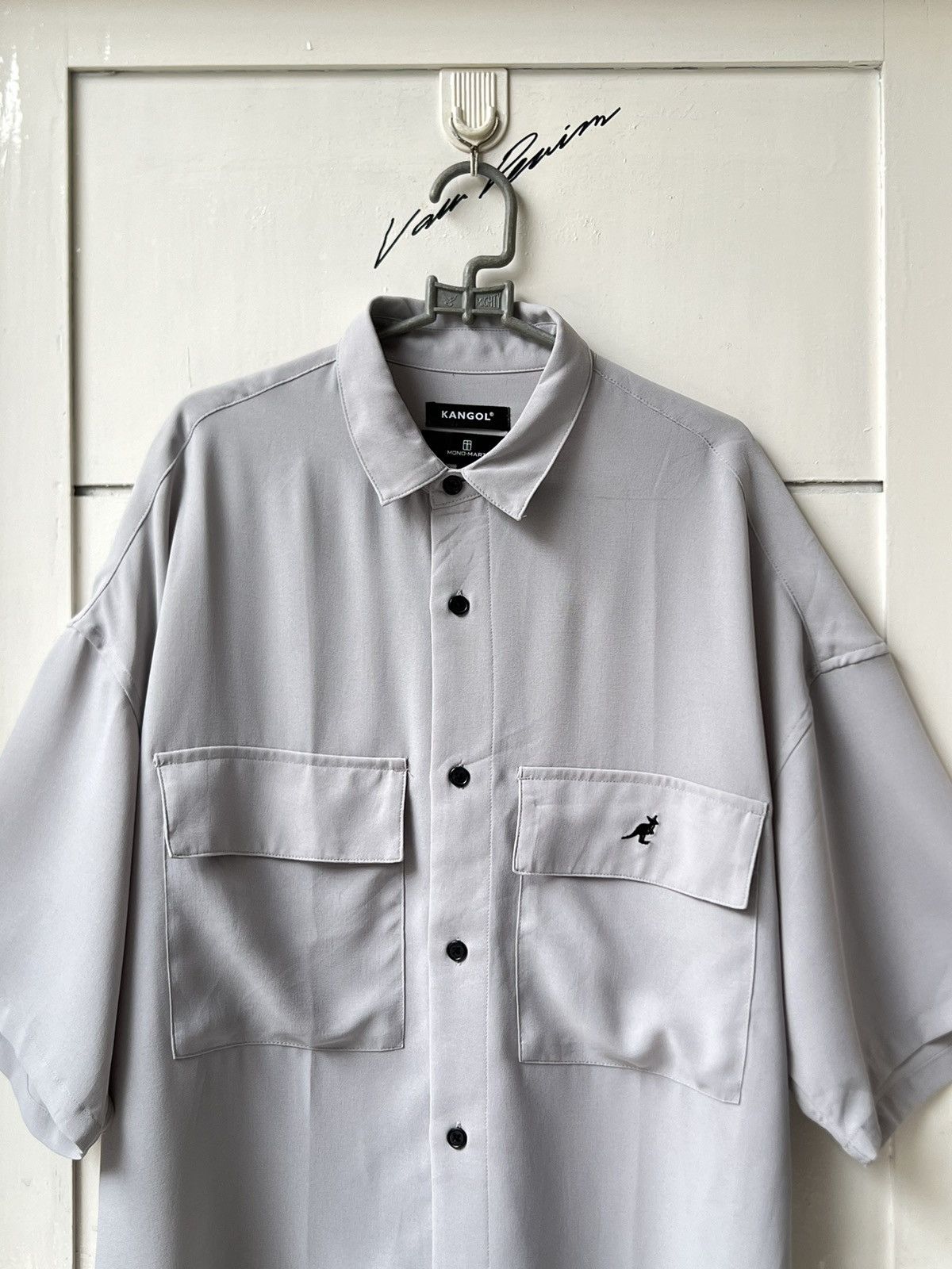Kangol KANGOL Mono-Mart Boxy Oversize Shirt Size US L / EU 52-54 / 3 - 2 Thumbnail