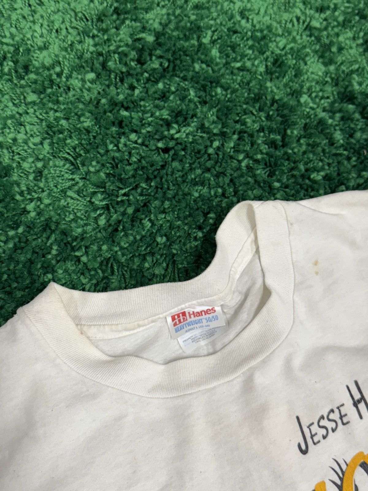 Vintage Vintage Hanes Heavyweight Eagle Hawk Falcon Paint Tee Large Size US L / EU 52-54 / 3 - 5 Thumbnail