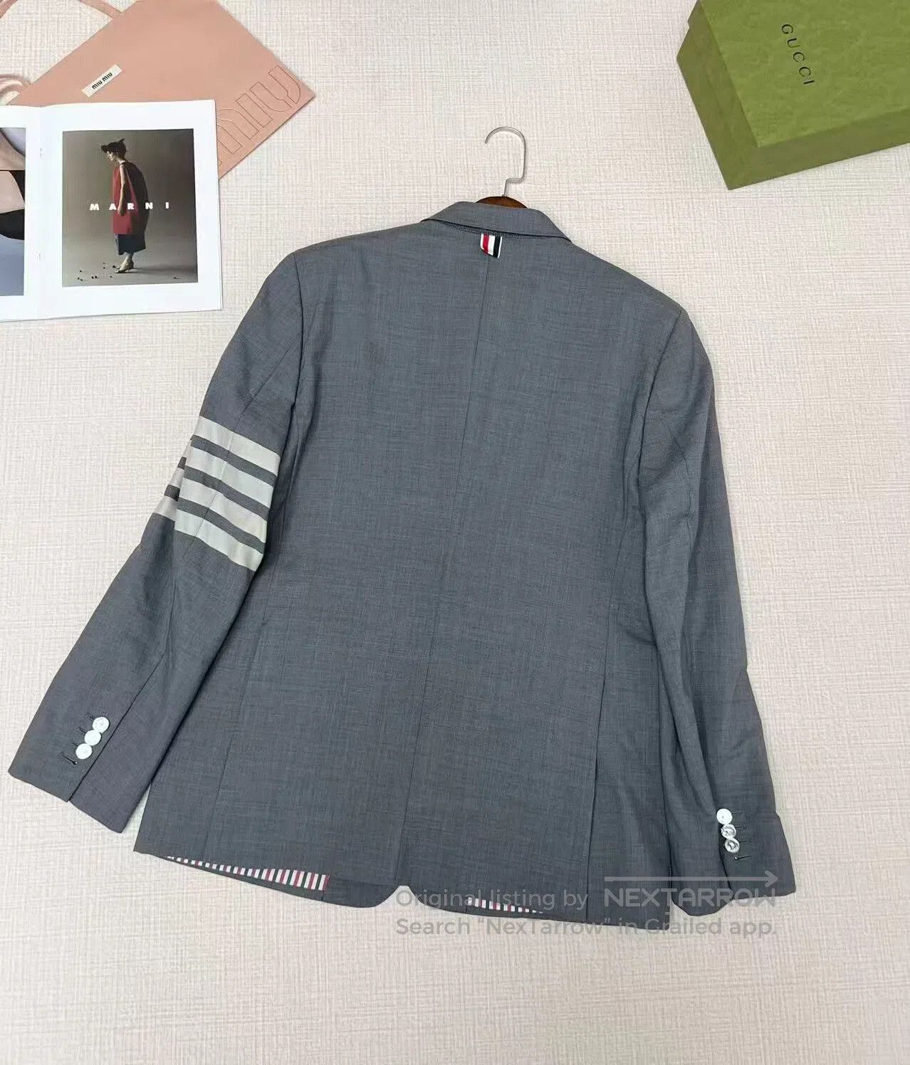 Thom Browne Thom Browne Striped Wool Blazer Jacket. Size US M / EU 48-50 / 2 - 3 Thumbnail