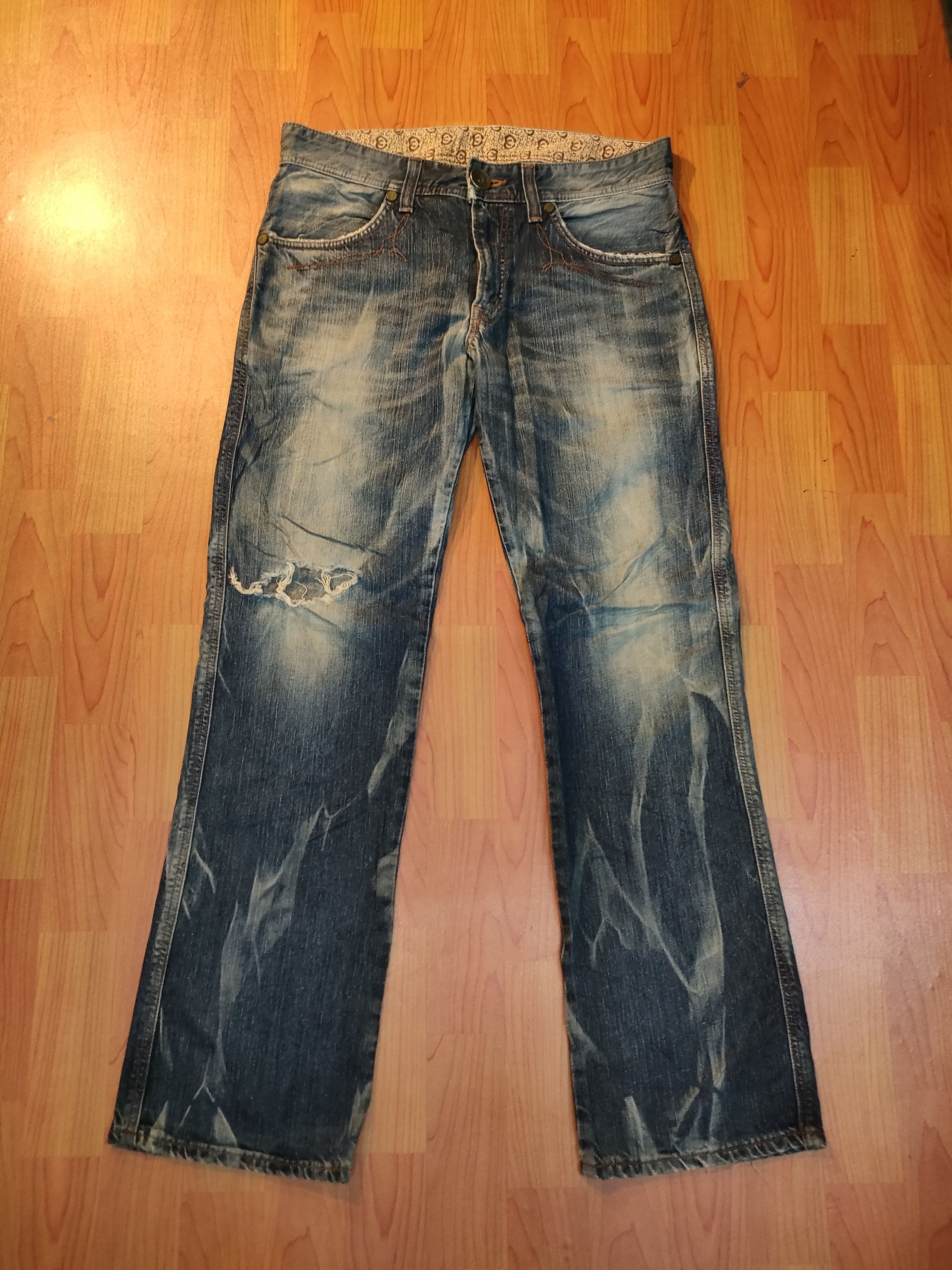 Edwin × If Six Was Nine × Japanese Brand Flare 🔥🔥 Distressed Edwin 503 Bluetrip Jeans Size US 34 / EU 50 - 1 Thumbnail