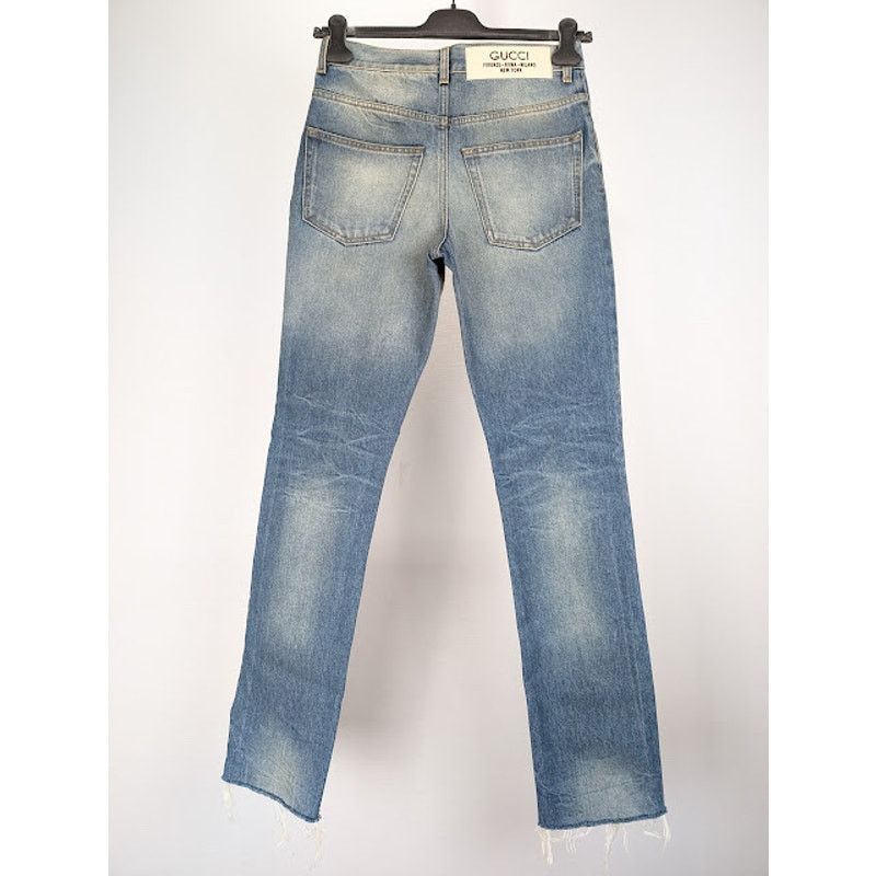 Gucci o1rshd1 Eco Washed Org Denim in Blue Size US 30 / EU 46 - 1 Thumbnail