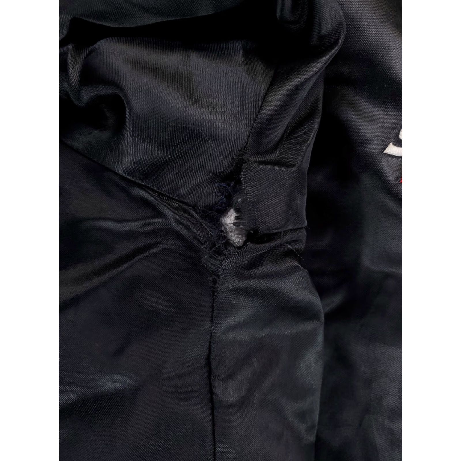 Vintage VINTAGE Snap-on Tools Horizons Sportswear Full Snap Satin Bomber Jacket Black Mens L Size US L / EU 52-54 / 3 - 4 Thumbnail
