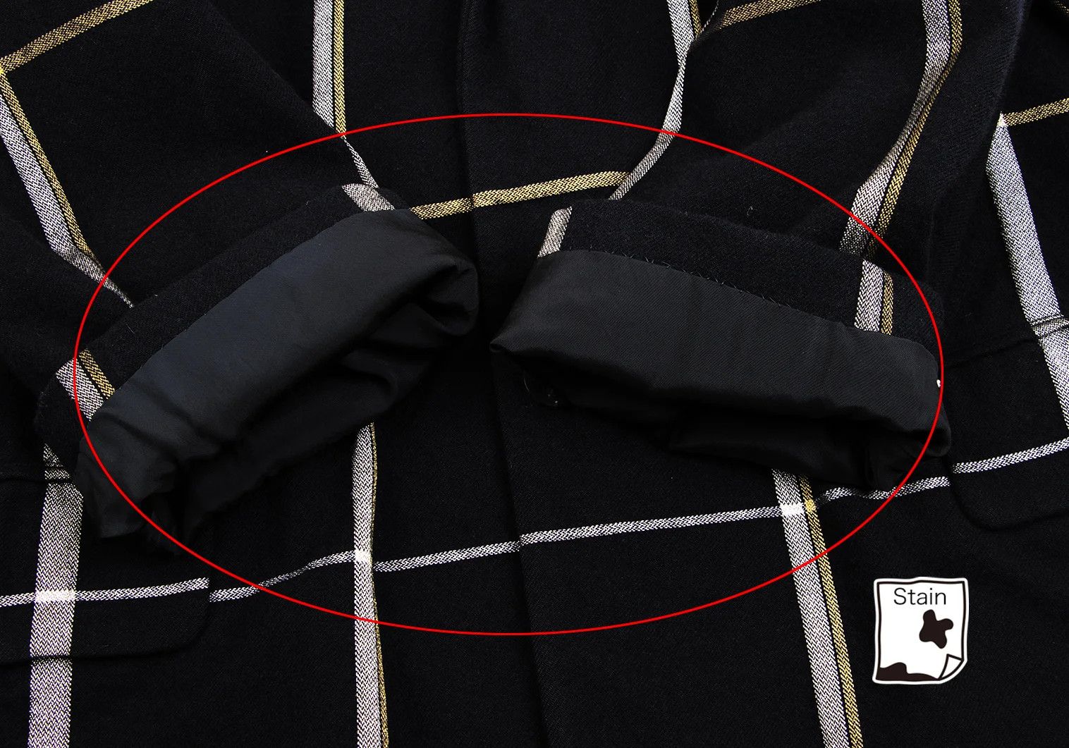 Yohji Yamamoto Yohji Yamamoto Fleece Wool Check Jacket Dark Navy Size US L / EU 52-54 / 3 - 7 Thumbnail