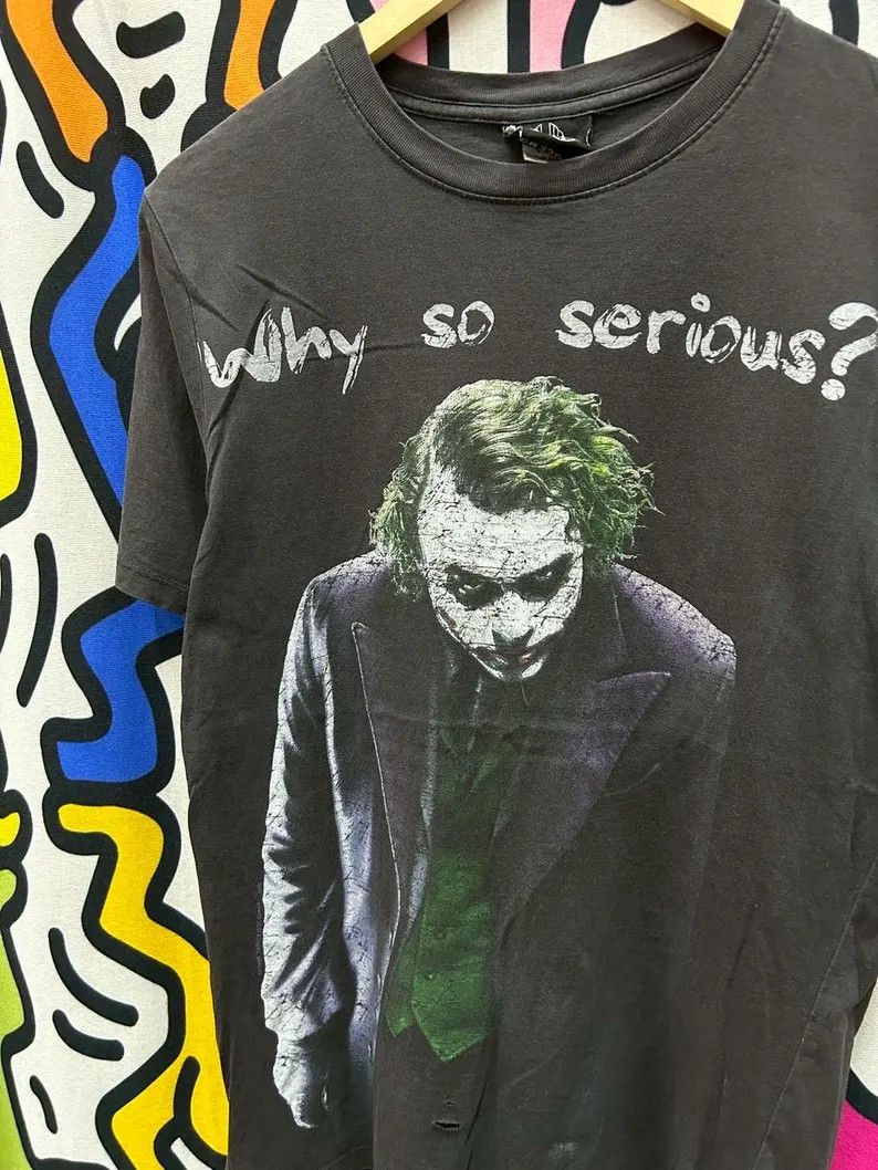 Vintage Vintage 2000s Joker Batman tshirt size S Size US S / EU 44-46 / 1 - 1 Thumbnail