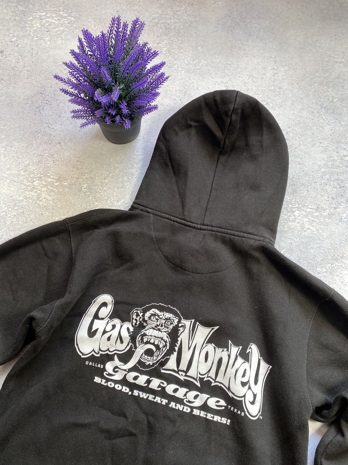 Band Tees Gas Monkey Full Zip Up Hoodie with Big Logo Size US S / EU 44-46 / 1 - 3 Thumbnail