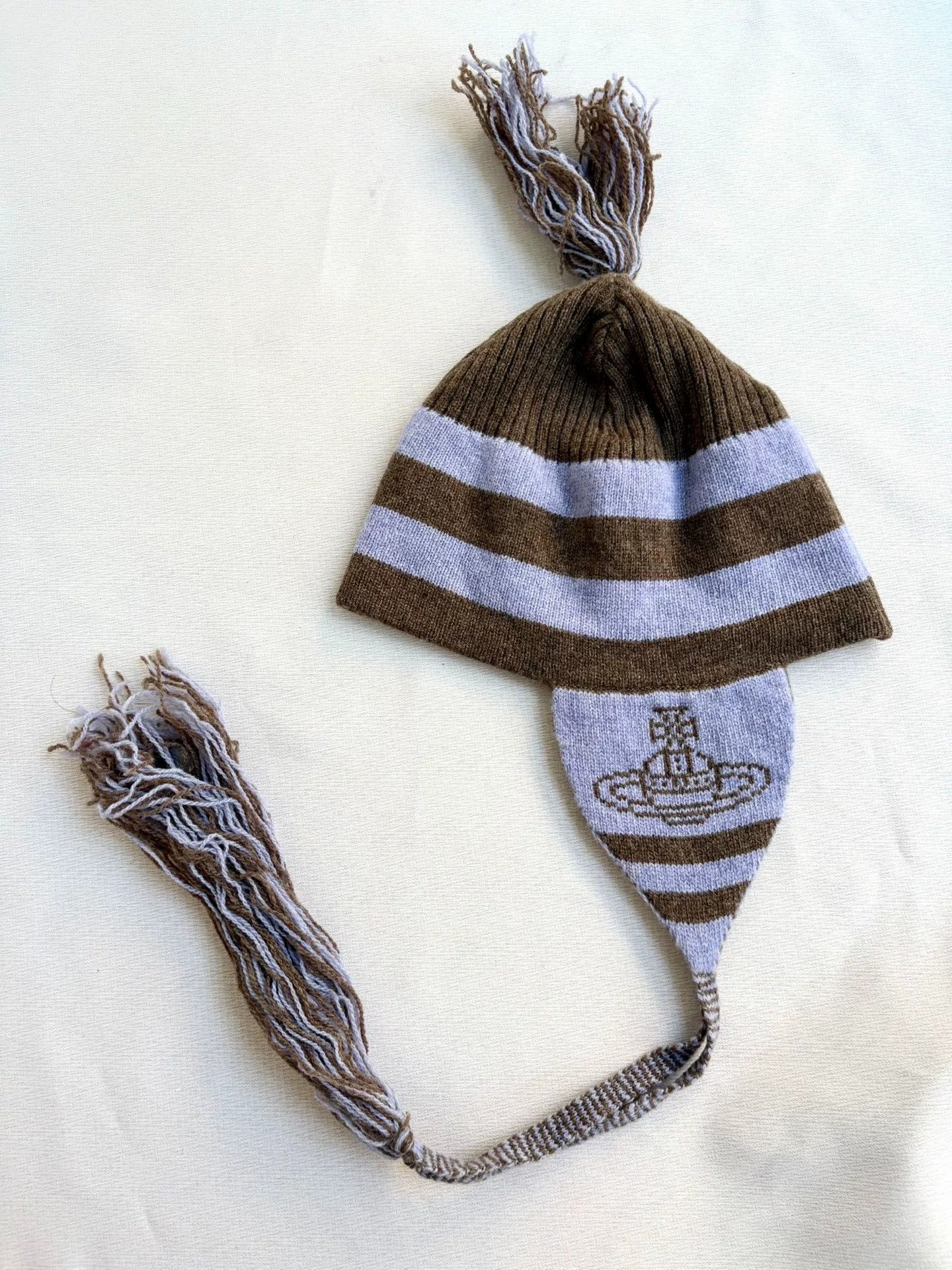 Vivienne Westwood vivienne westwood striped earflap hat Size ONE SIZE - 1 Thumbnail