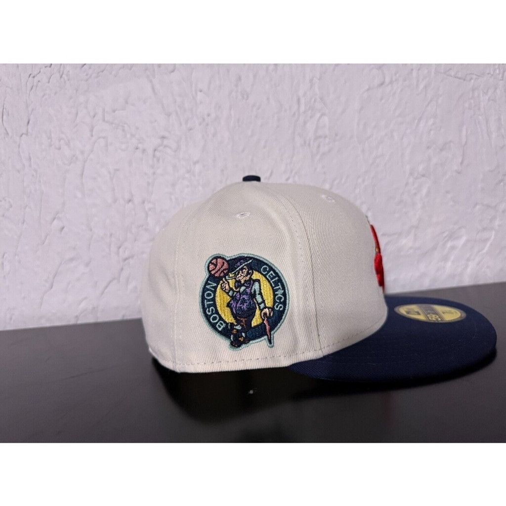 MyFitteds × New Era 7 1/4 Boston Celtics x MyFitteds Fitted Hat - Necco Shamrock Size ONE SIZE - 3 Thumbnail