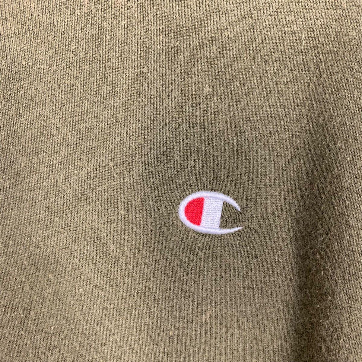 Japanese Brand CHAMPION Olive Green Crewneck Sweatshirt #2635-C118 Size US L / EU 52-54 / 3 - 10 Thumbnail