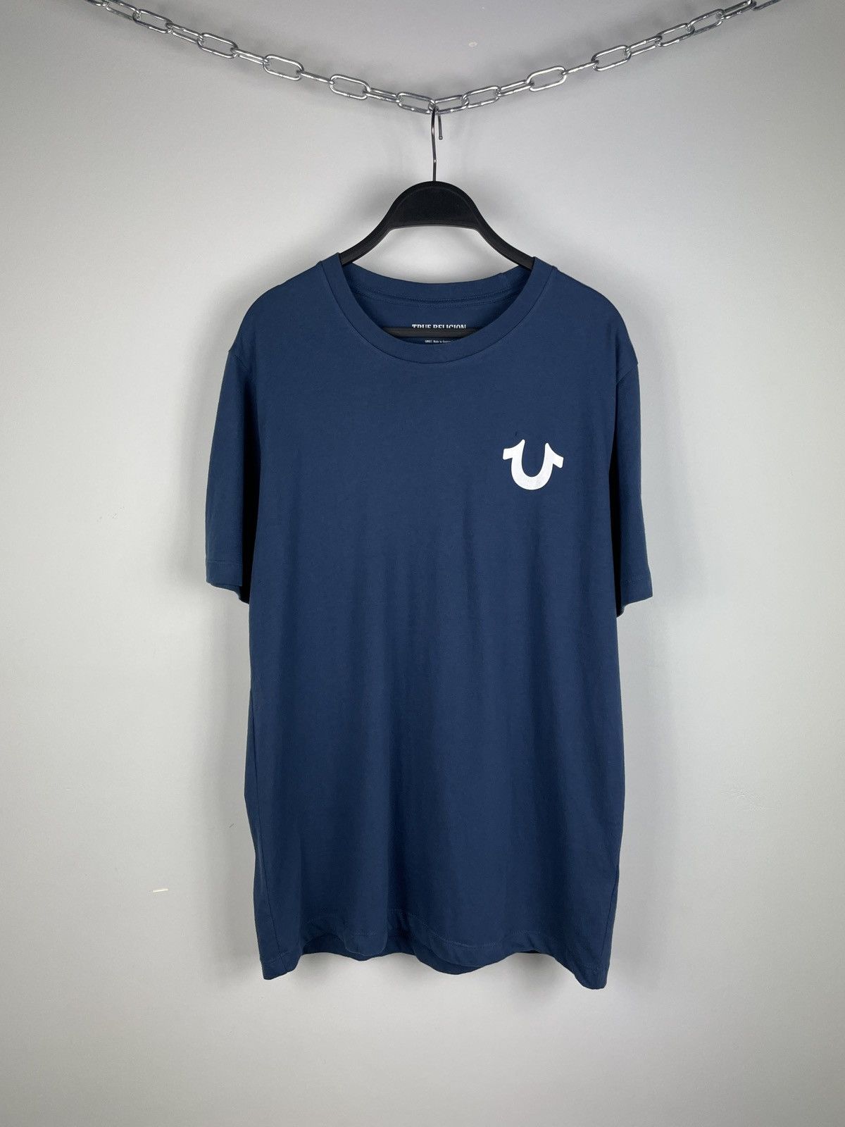True Religion × Vintage True Religion Buddha Big Logo T-shirt Size US L / EU 52-54 / 3 - 7 Thumbnail