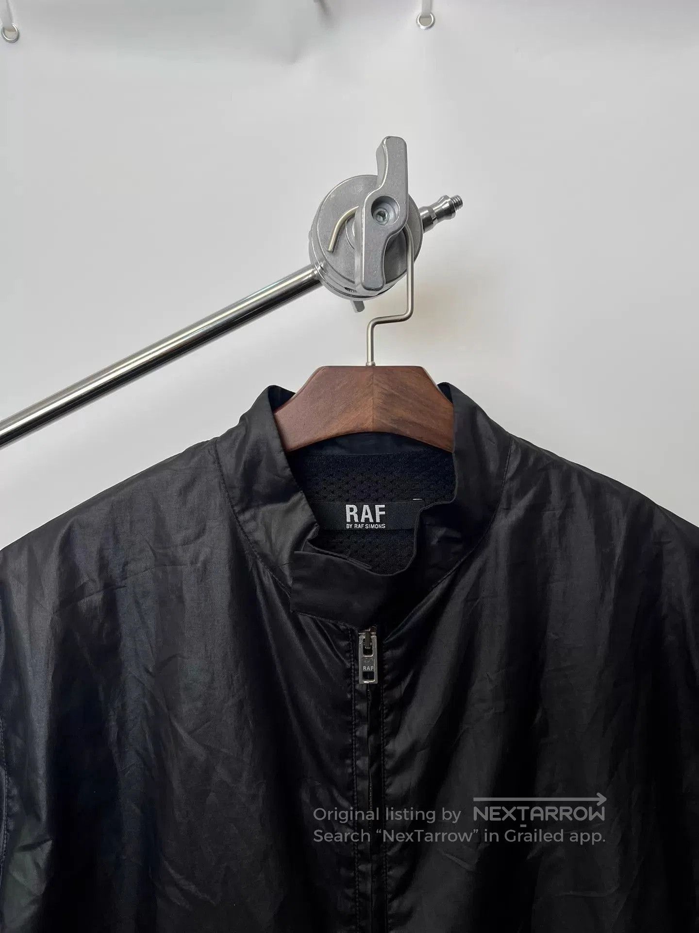 Raf Simons Black Zip-Front Bomber Jacket Size M. Size US M / EU 48-50 / 2 - 3 Thumbnail