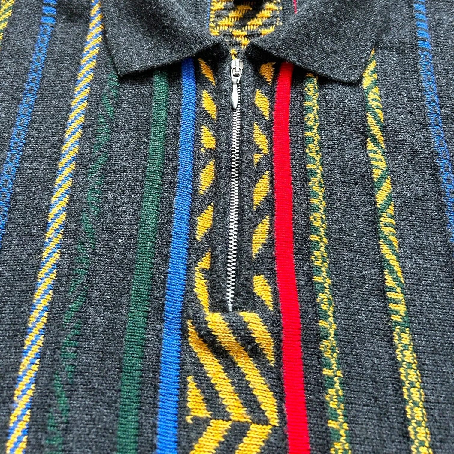 Vintage Vintage 90s Coogi Style Three Quarter Pullover Jumper Size US L / EU 52-54 / 3 - 4 Thumbnail
