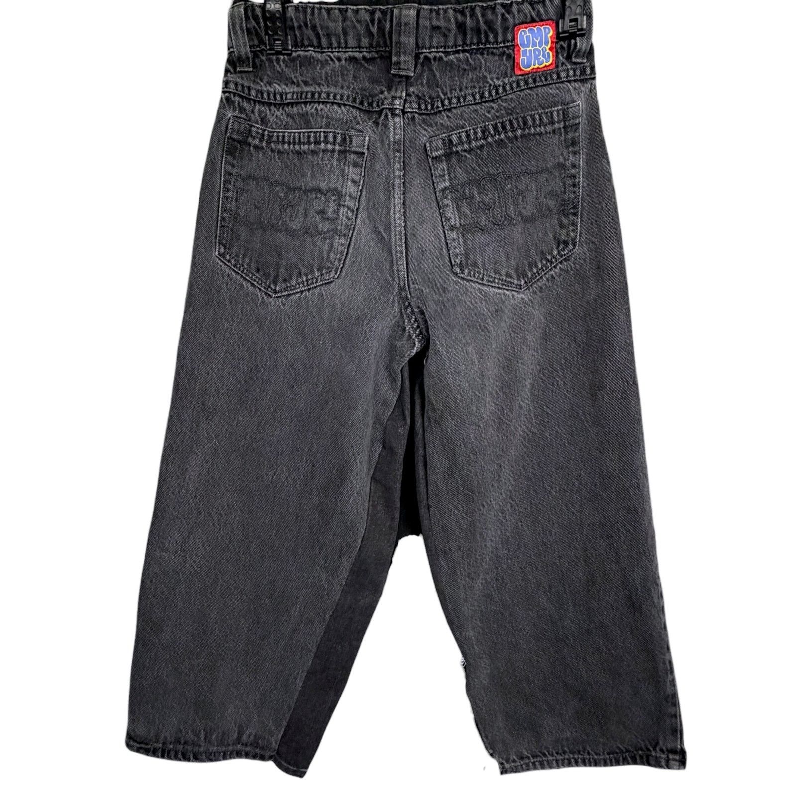 Empyre Empyre Black Wash Jeans Size 24x24 Baggy Y2K Style Custom Size 24" / US 00 / IT 34 - 2 Thumbnail
