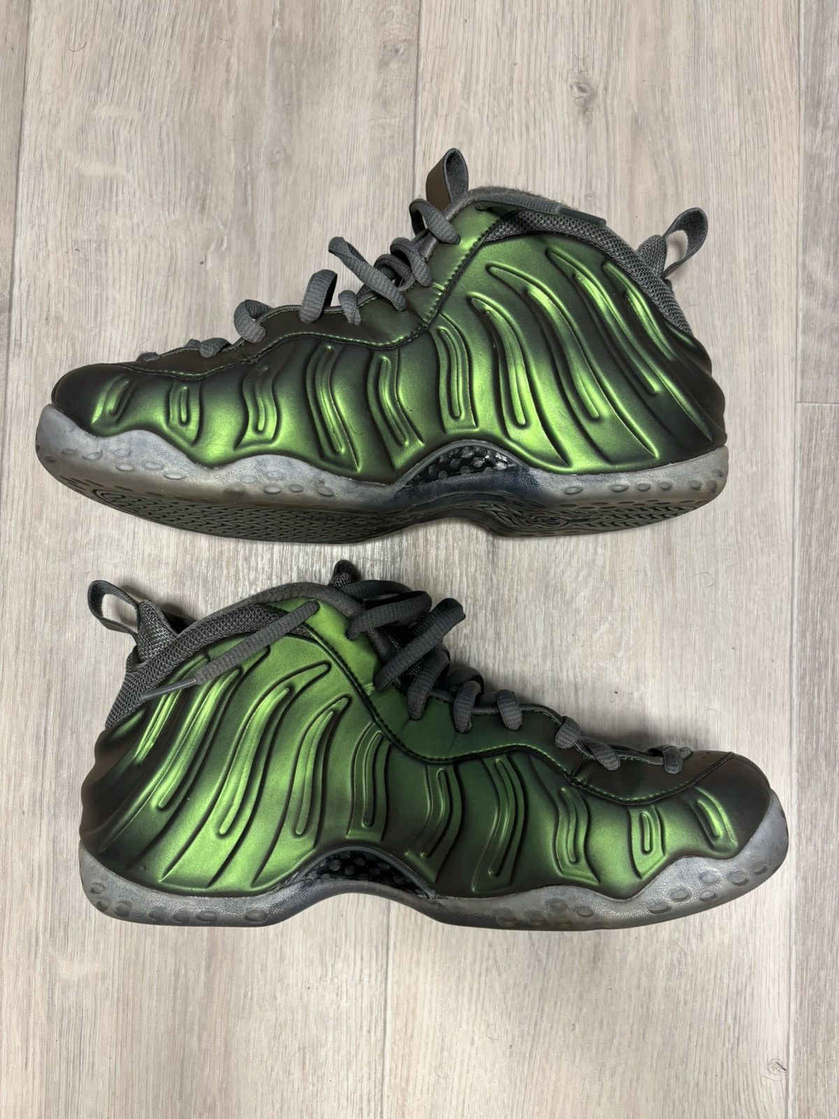 image of Nike Shine Foamposites Shoes in Green, Men's (Size 10.5)