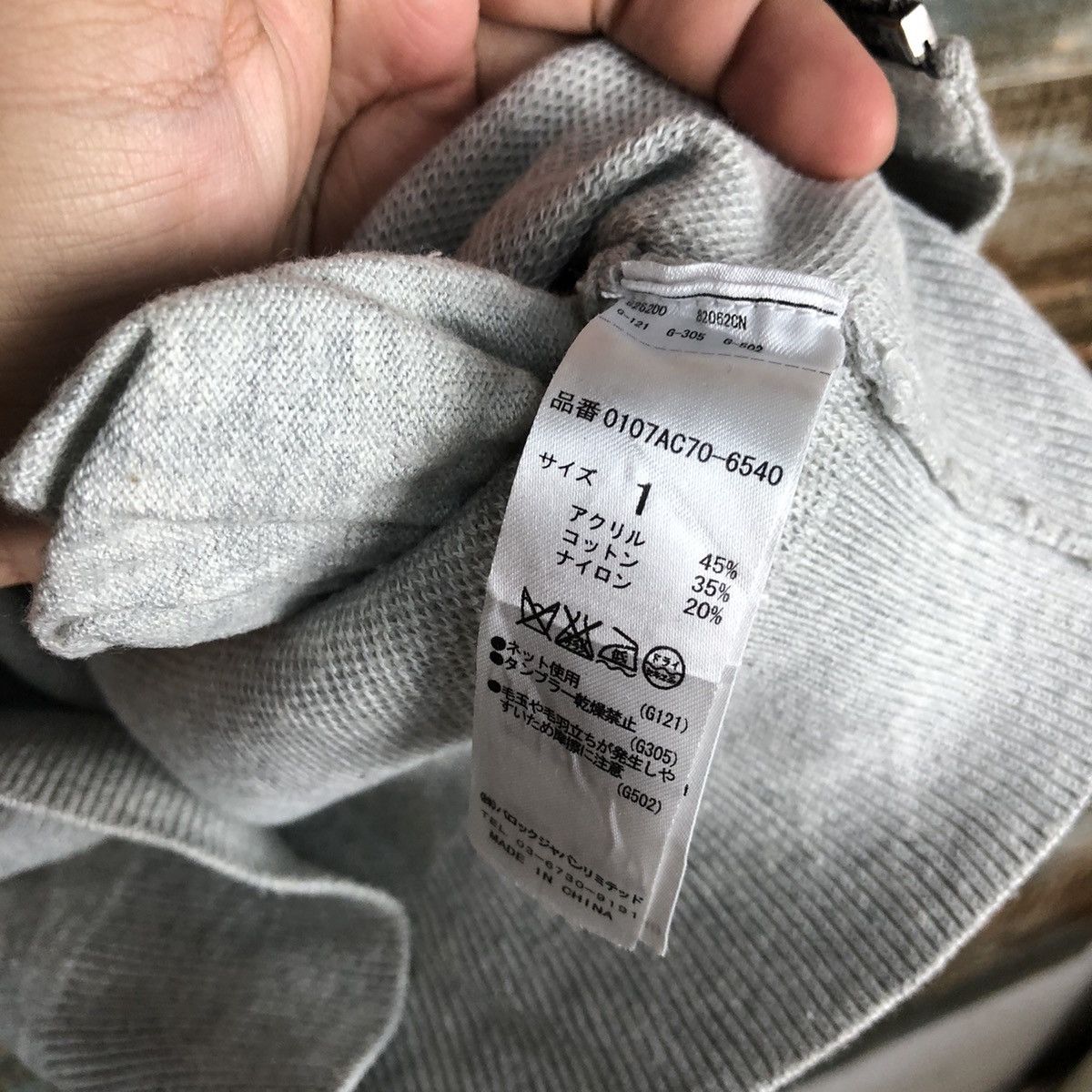 Homespun Knitwear × Japanese Brand Moussy Grey Knitwear #A965 Size S / US 4 / IT 40 - 10 Thumbnail