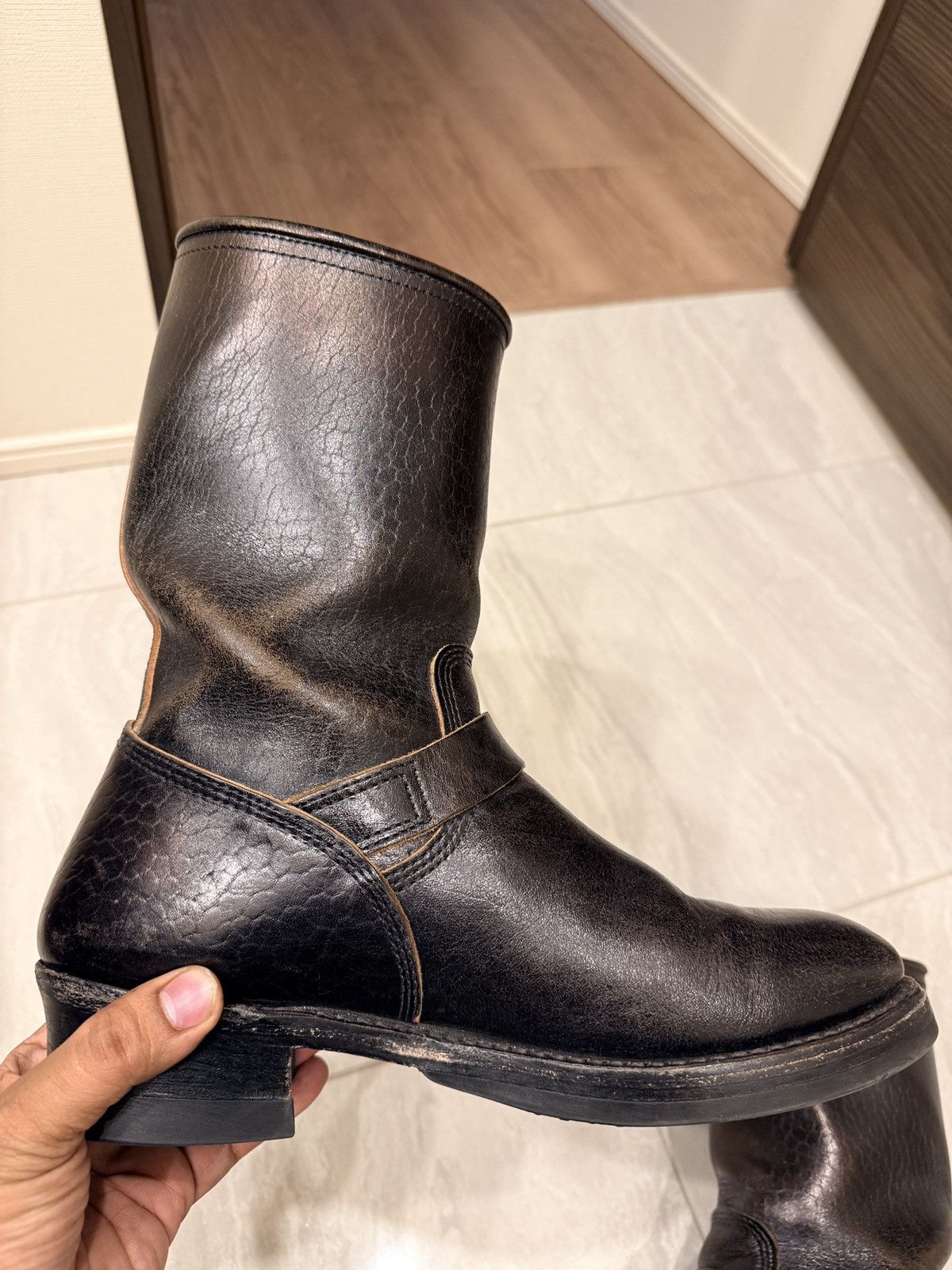 John Lofgren John Lofgren Wabash Engineer Boots – Shinki Hikaku Horsebutt Size US 8.5 / EU 41-42 - 5 Thumbnail