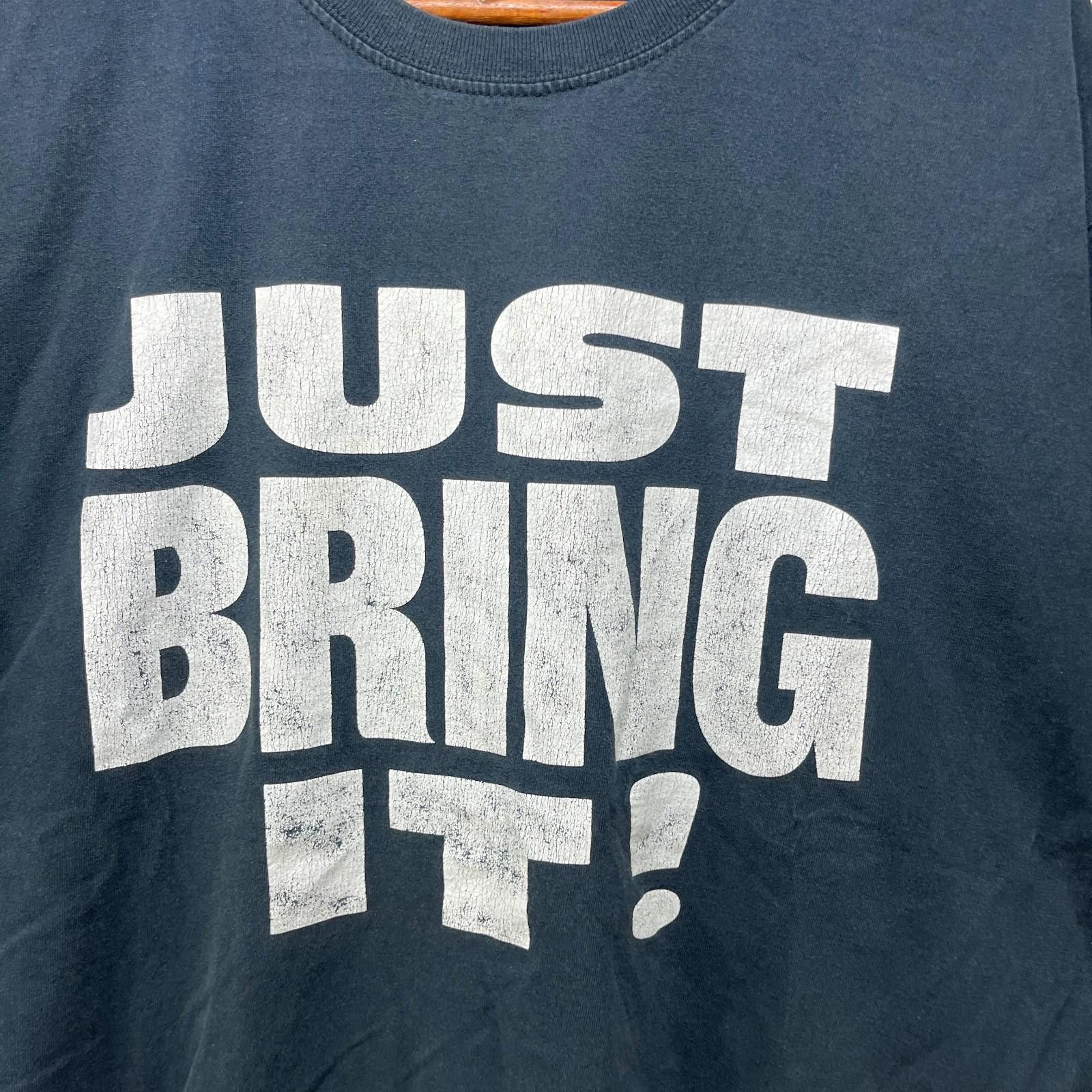 Designer Vintage The Rock Just Bring it Wrestling WWF T Shirt 2XL Size ONE SIZE - 2 Thumbnail
