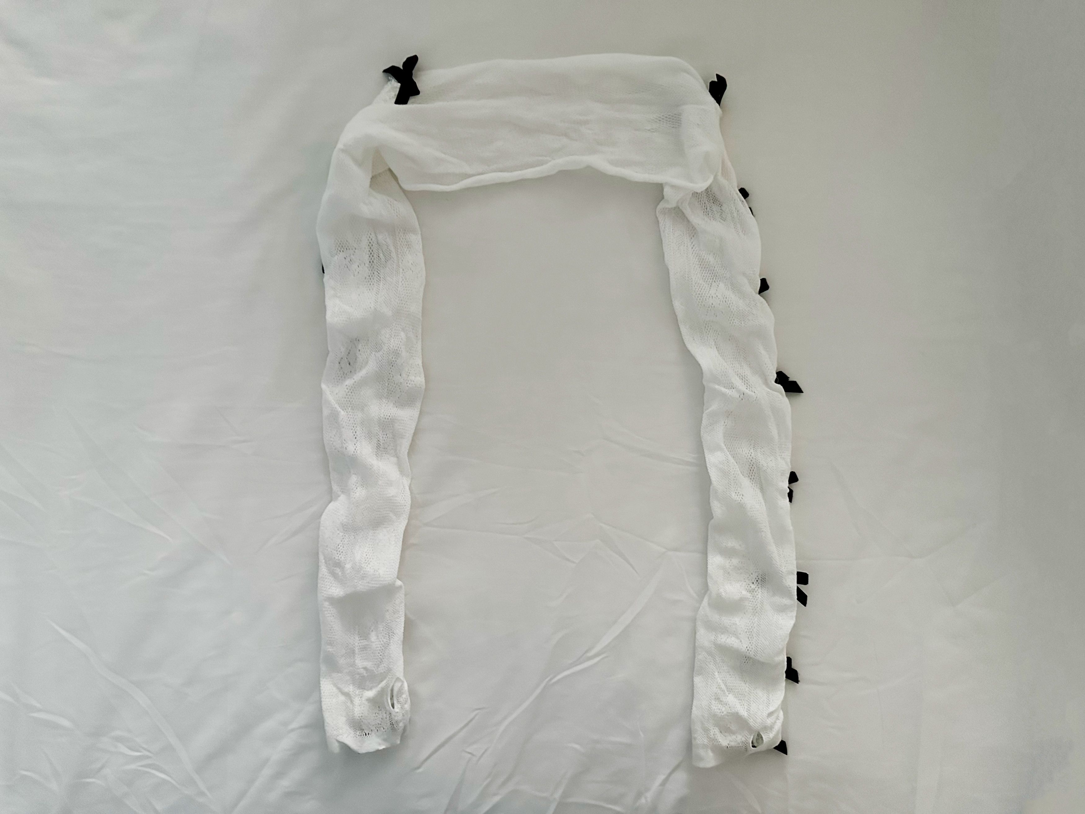 Nodress Nodress White Bow Cardigan Size ONE SIZE - 3 Thumbnail