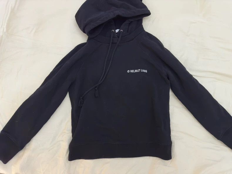 Helmut Lang HELMUT LANG Black hooded hoodie Size XS / US 0-2 / IT 36-38 - 1 Thumbnail
