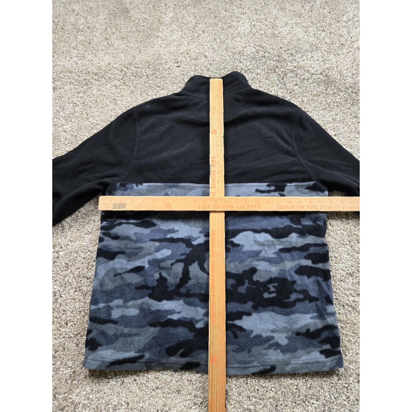 O'Neill O'Neill Fleece Jacket Mens Medium Black Camouflage 1/4 Zip Pockets Pullover Jacket/Coat Short Sleeve? Size US M / EU 48-50 / 2 - 7 Thumbnail