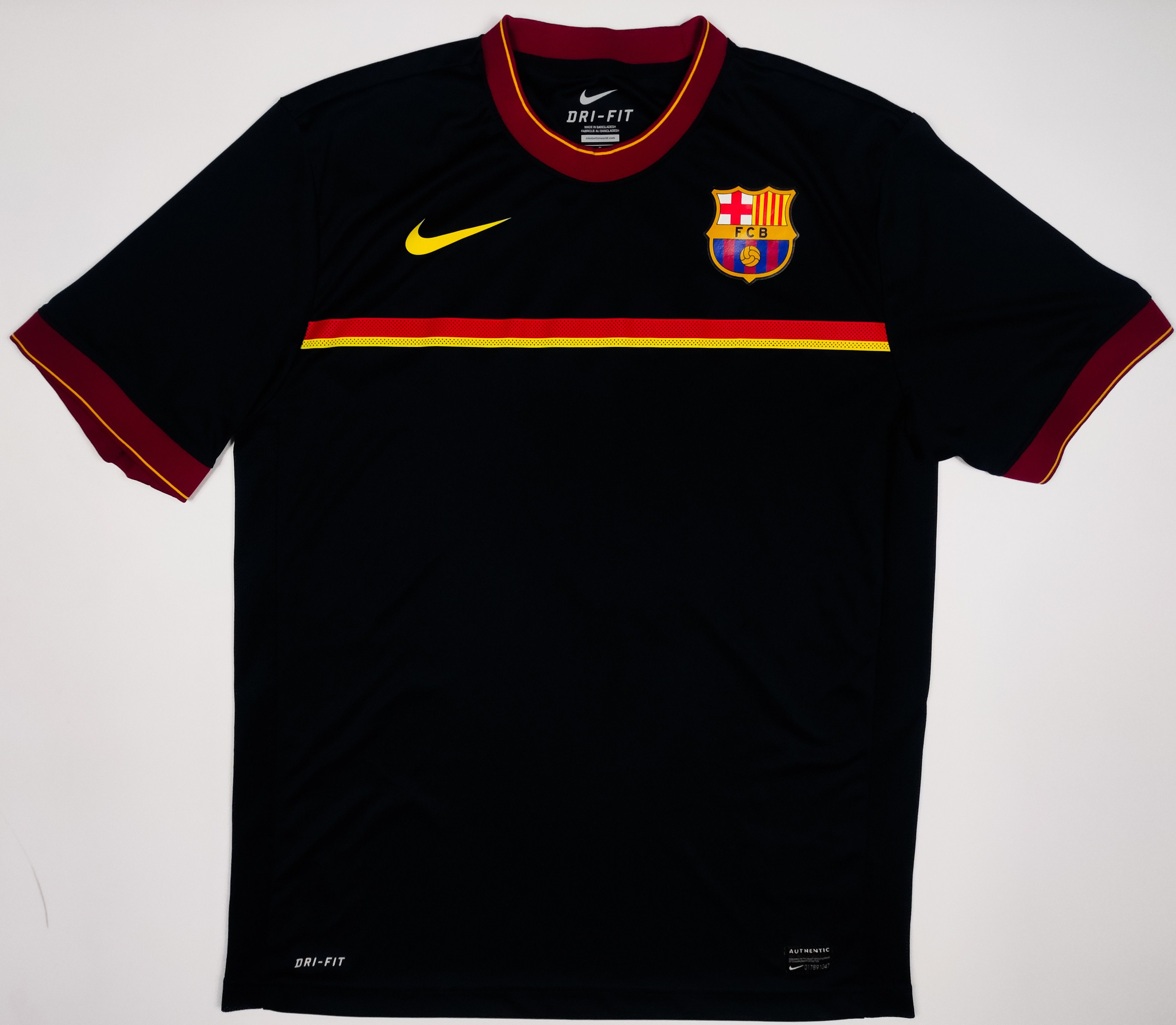 Nike FC Barcelona 2011 2012 Nike Pre-Match Away Jersey Training Size US L / EU 52-54 / 3 - 1 Thumbnail