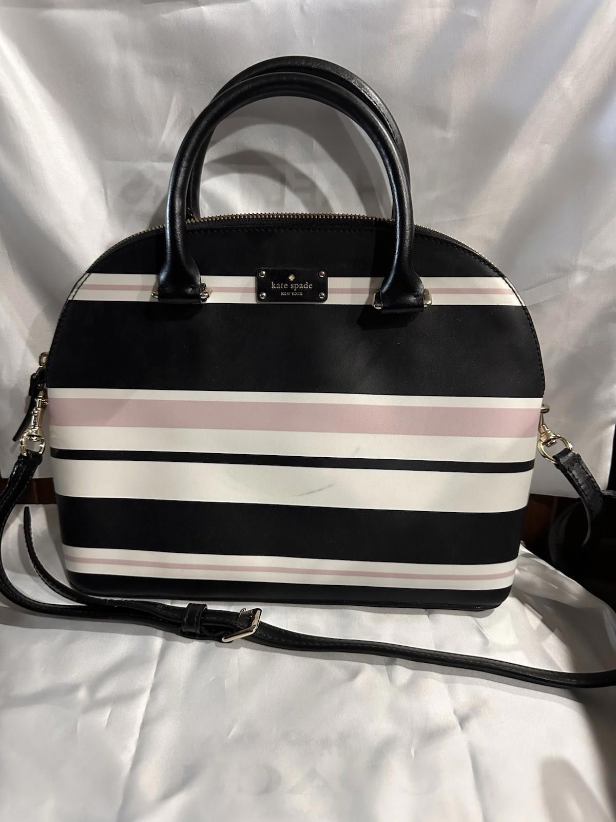 Other Katie Spade Pink, Black And White Medium Handbag Size ONE SIZE - 1 Preview