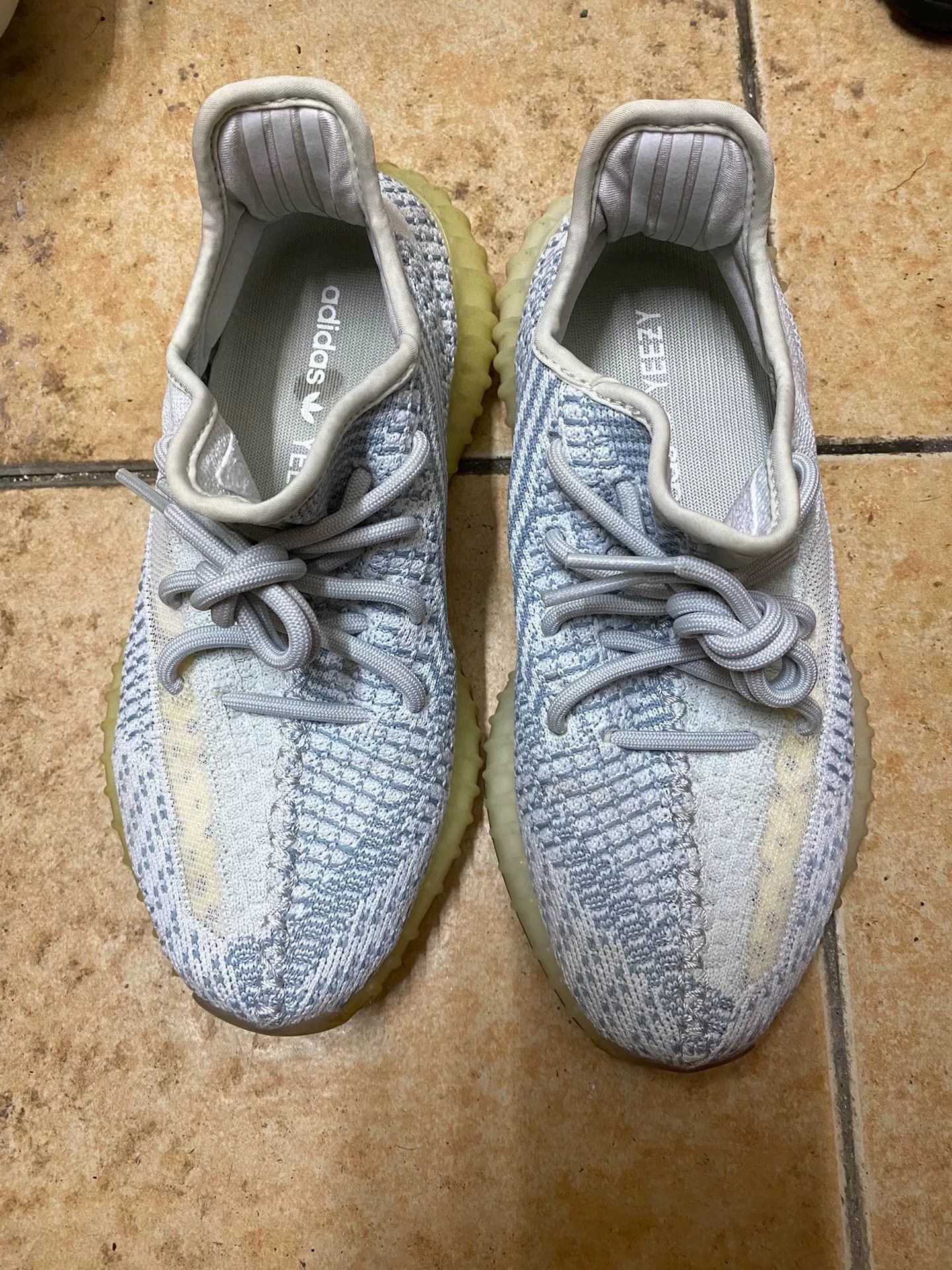Adidas Adidas YEEZY350 White Lowtop Sneakers 38 Men Size US 6 / EU 39 - 1 Thumbnail
