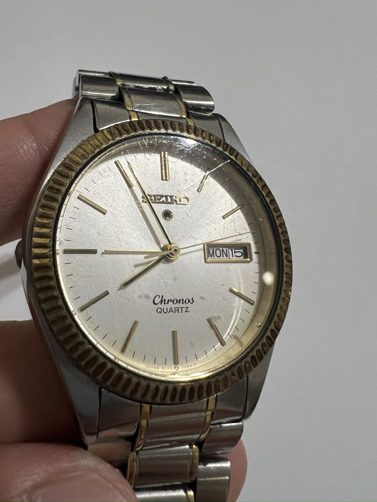 Seiko OG ALL Vintage 90s Seiko Chronos ALARM Size ONE SIZE - 7 Thumbnail