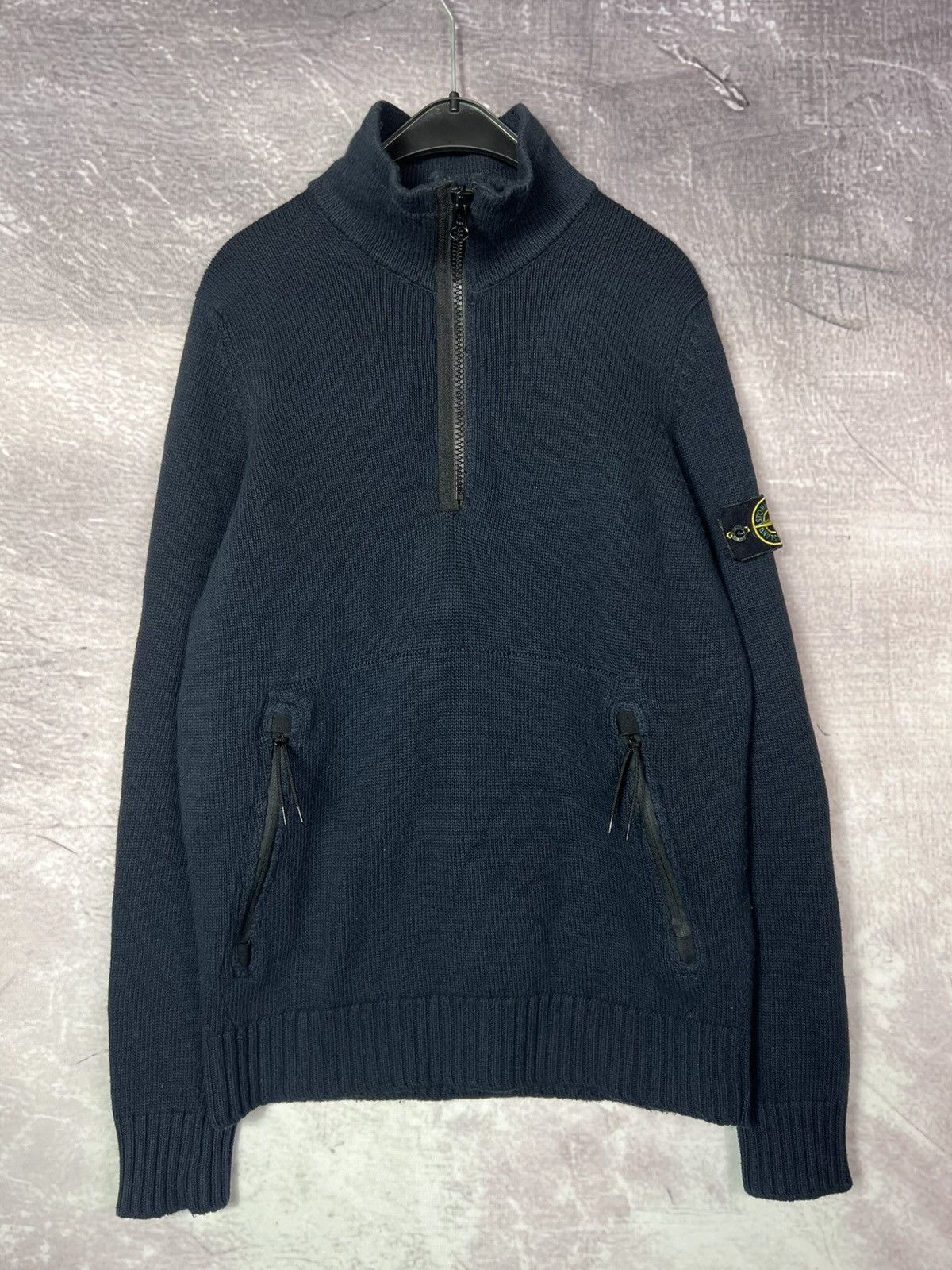 Stone Island Stone Island Wool Linen Blend Knitted Pullover FW2018 Size US M / EU 48-50 / 2 - 1 Thumbnail