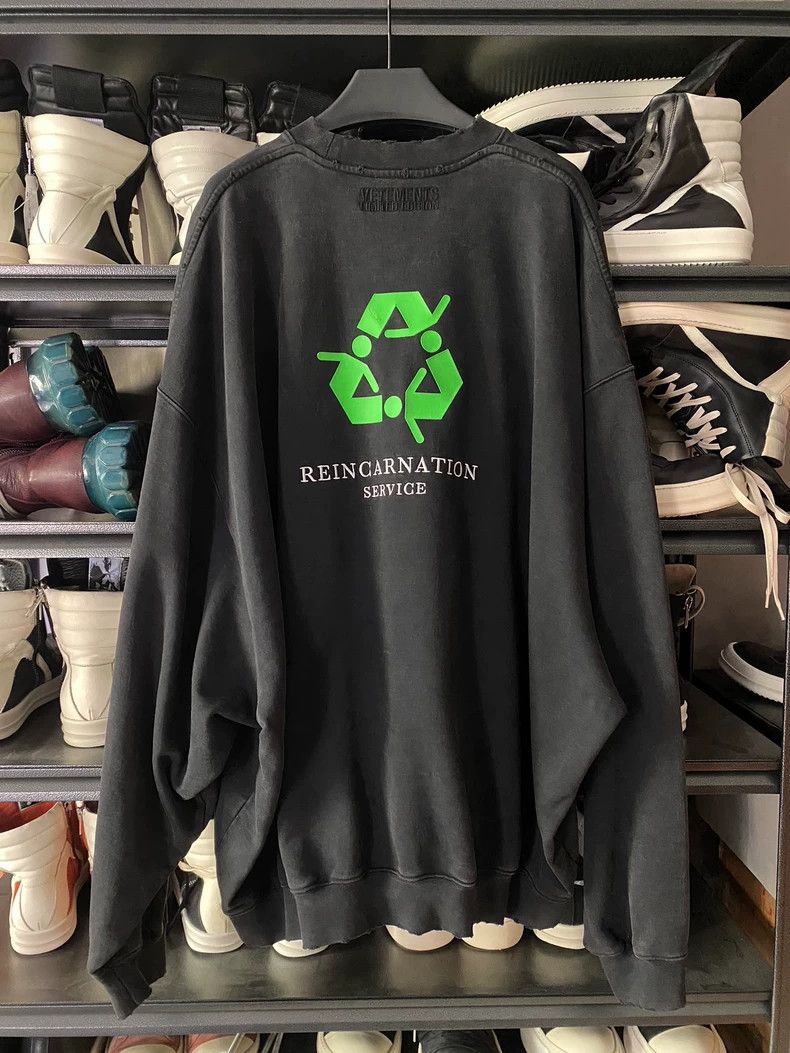 Vetements vetements 23 SS raking hoodie 2504-Nextarrow Size US S / EU 44-46 / 1 - 2 Thumbnail